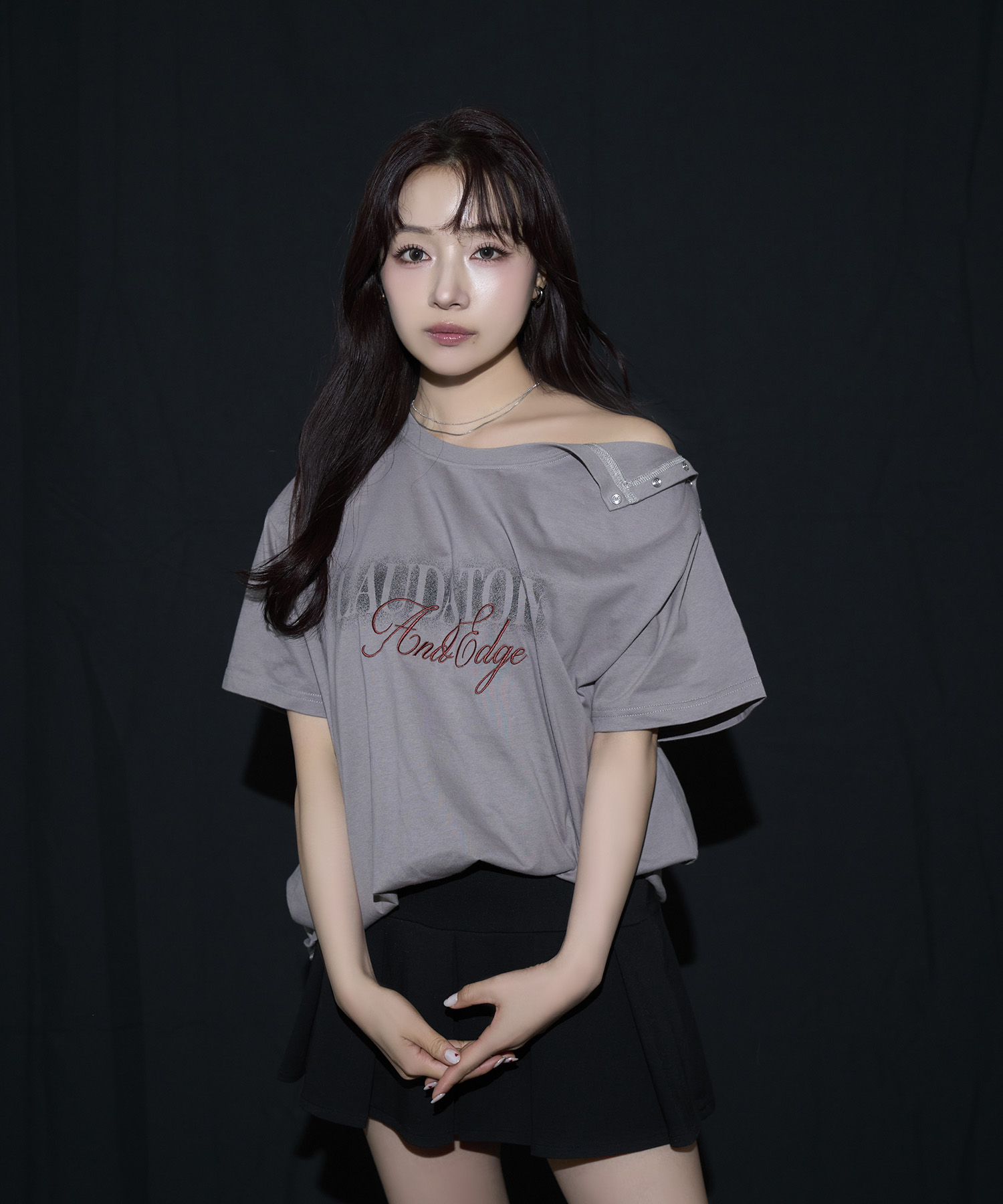 スプレープリントTシャツ