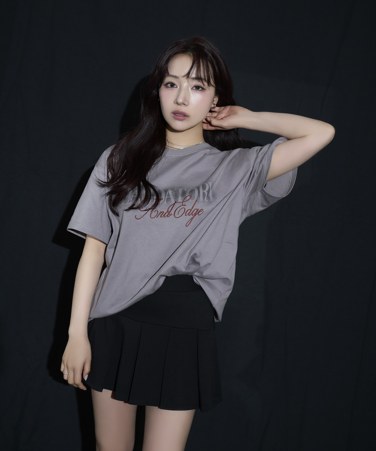 スプレープリントTシャツ