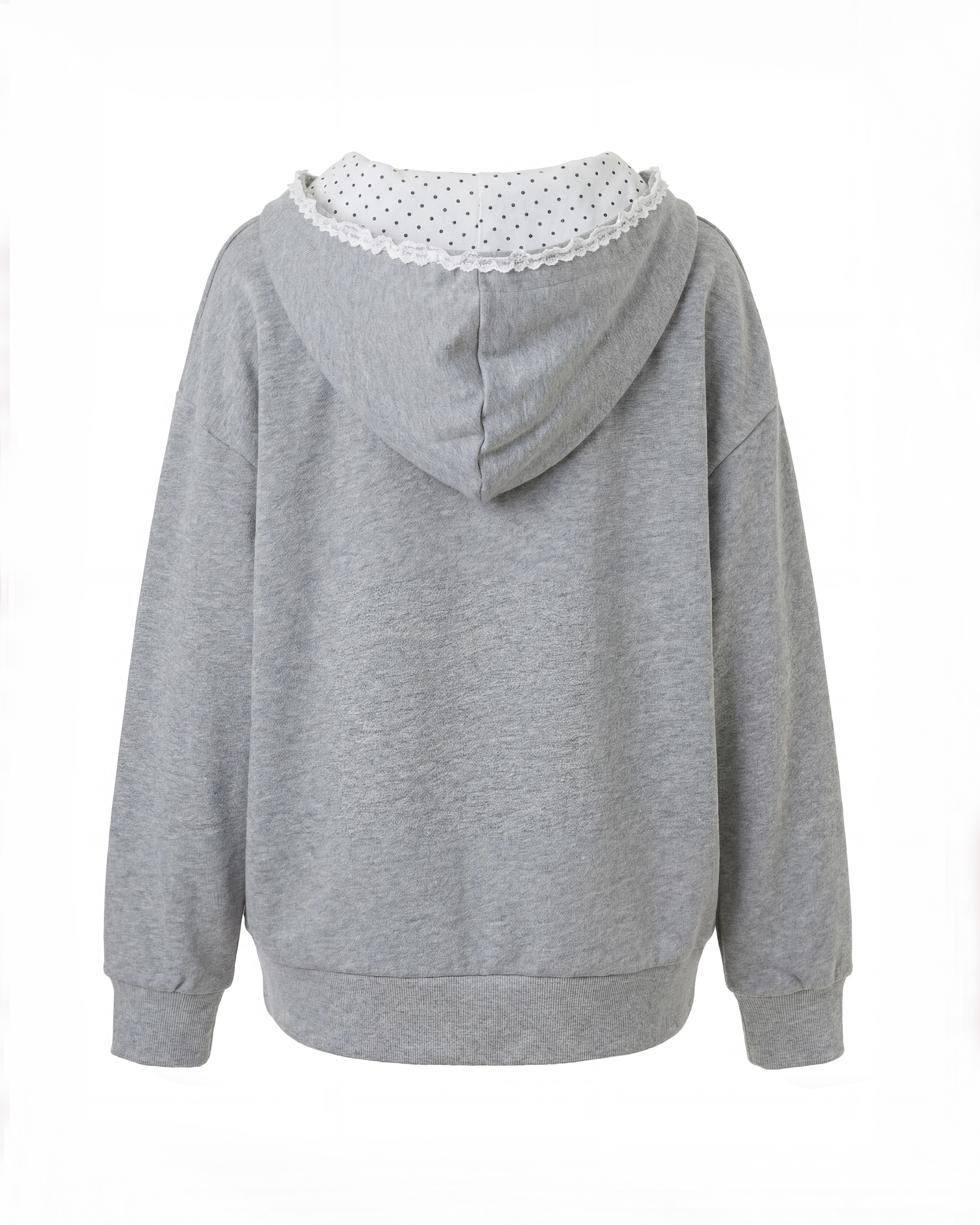 パターンアップリケジップパーカー