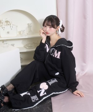 バックフリルAPスウェットパンツ