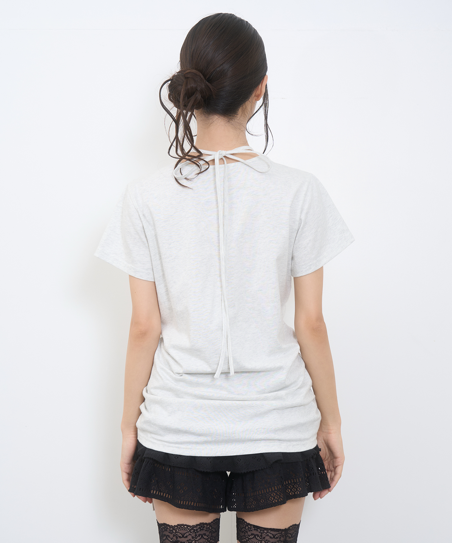 ドロストロゴTシャツ / オートミール