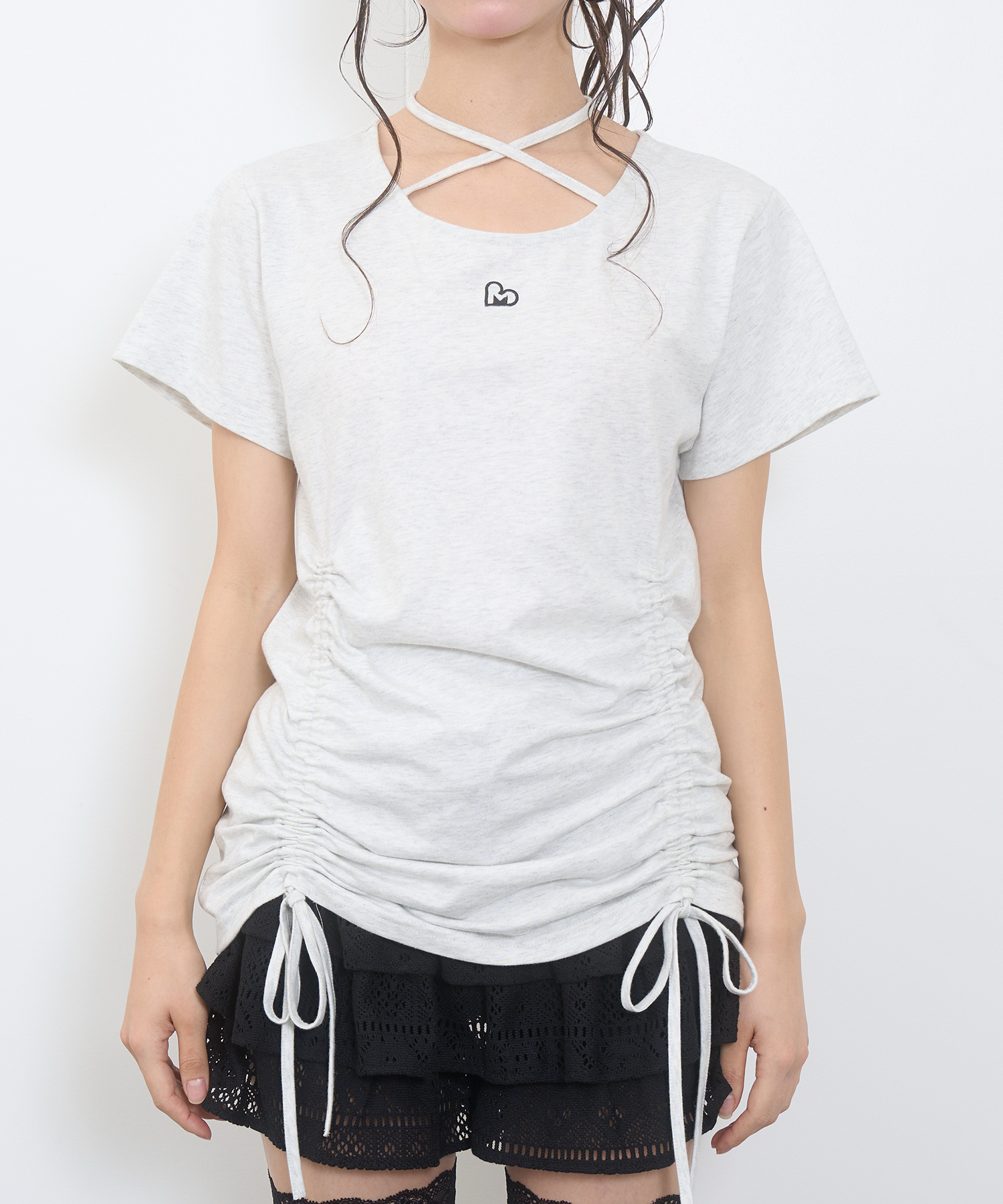 ドロストロゴTシャツ / オートミール