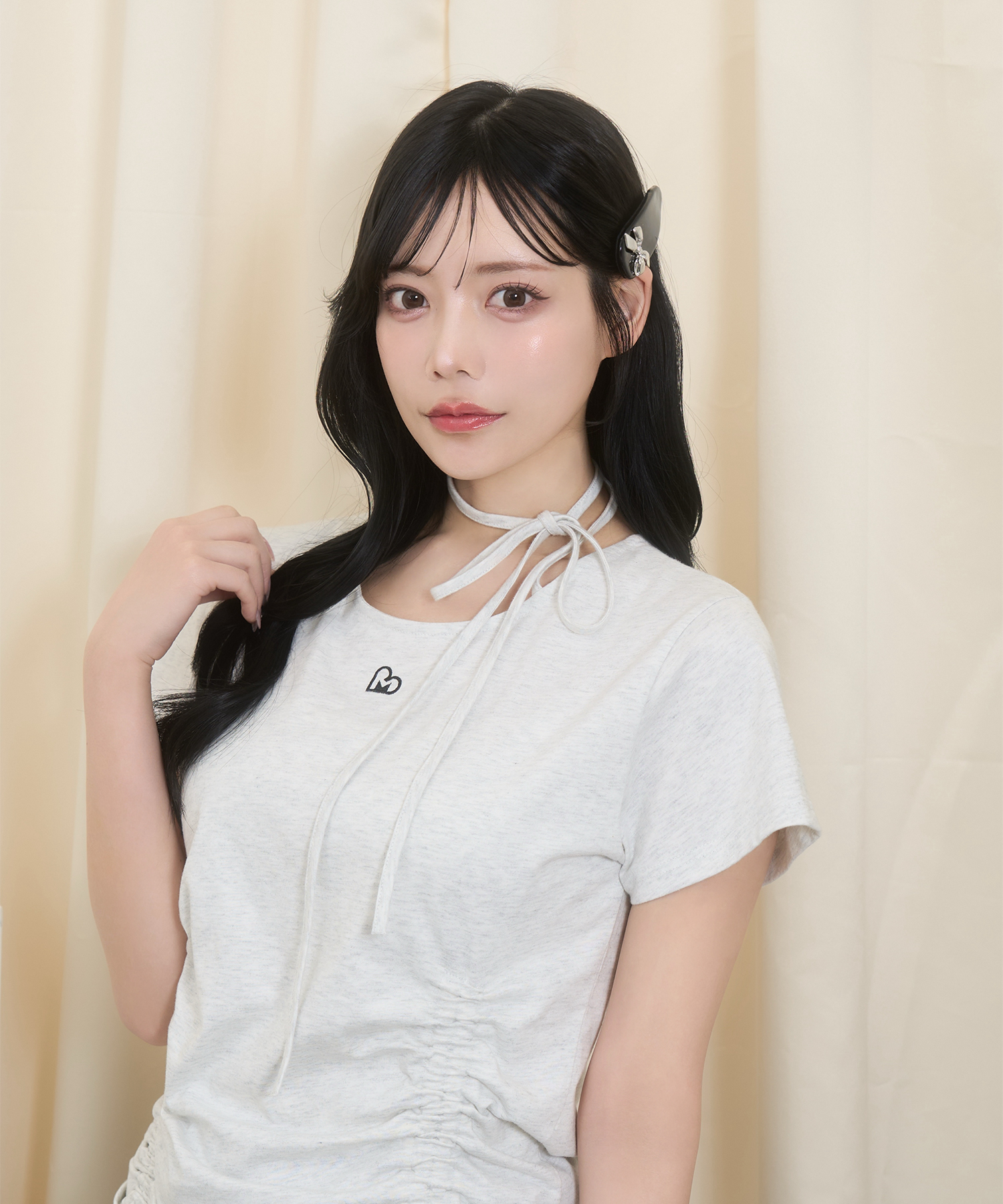 ドロストロゴTシャツ / オートミール