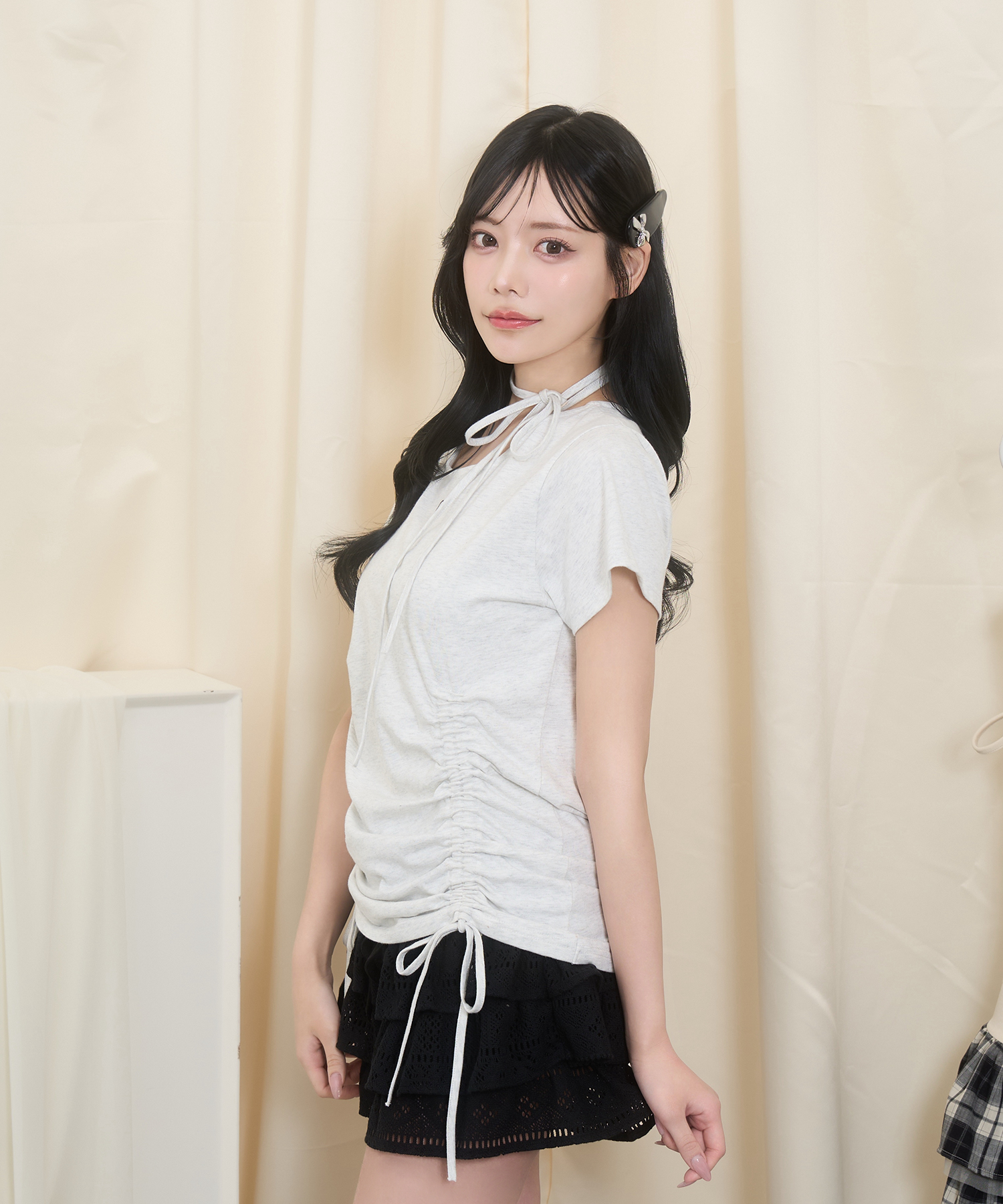 ドロストロゴTシャツ / オートミール