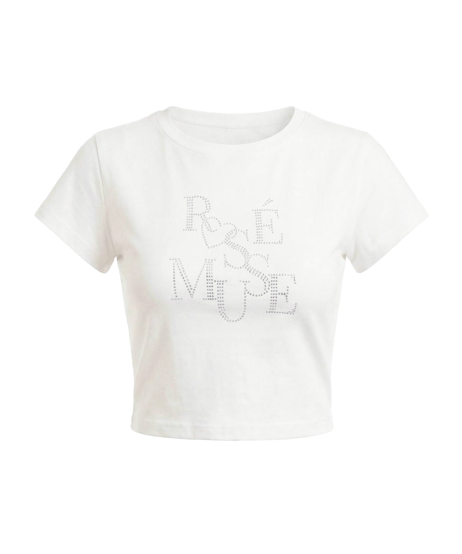 Rhinestone logo T-shirt