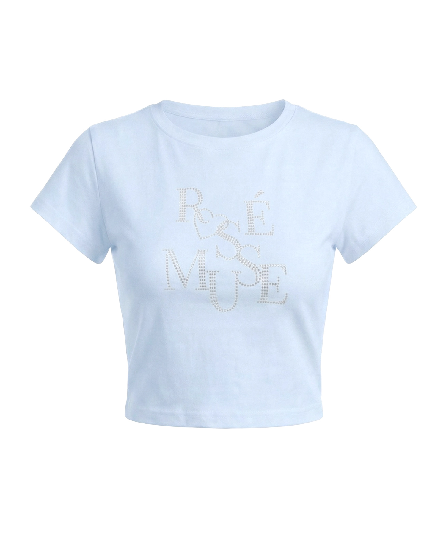 Rhinestone logo T-shirt