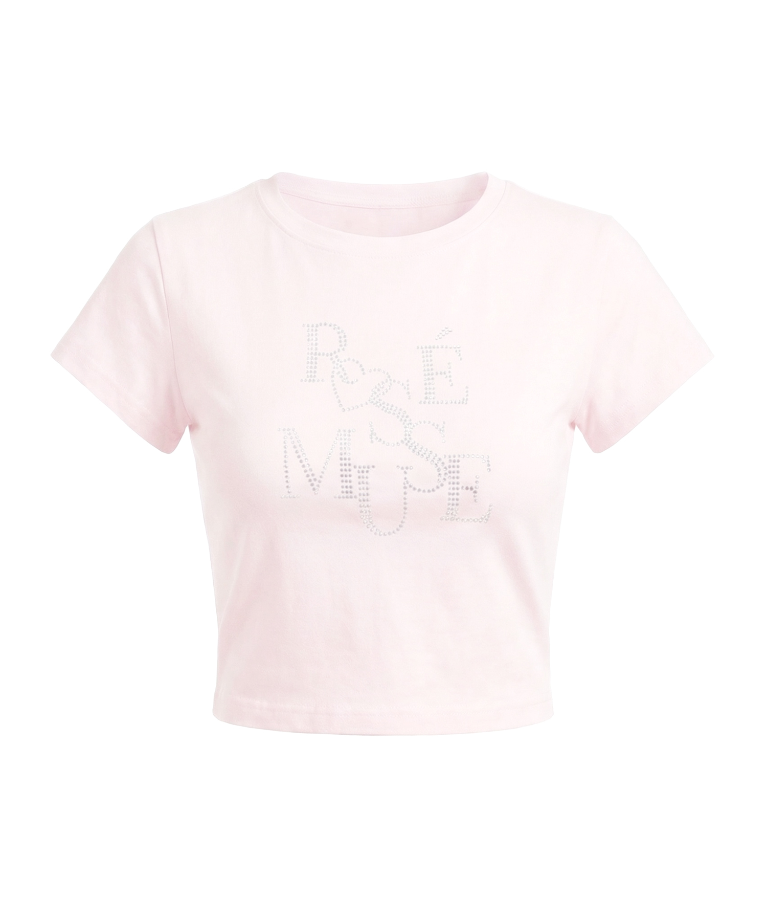 Rhinestone logo T-shirt