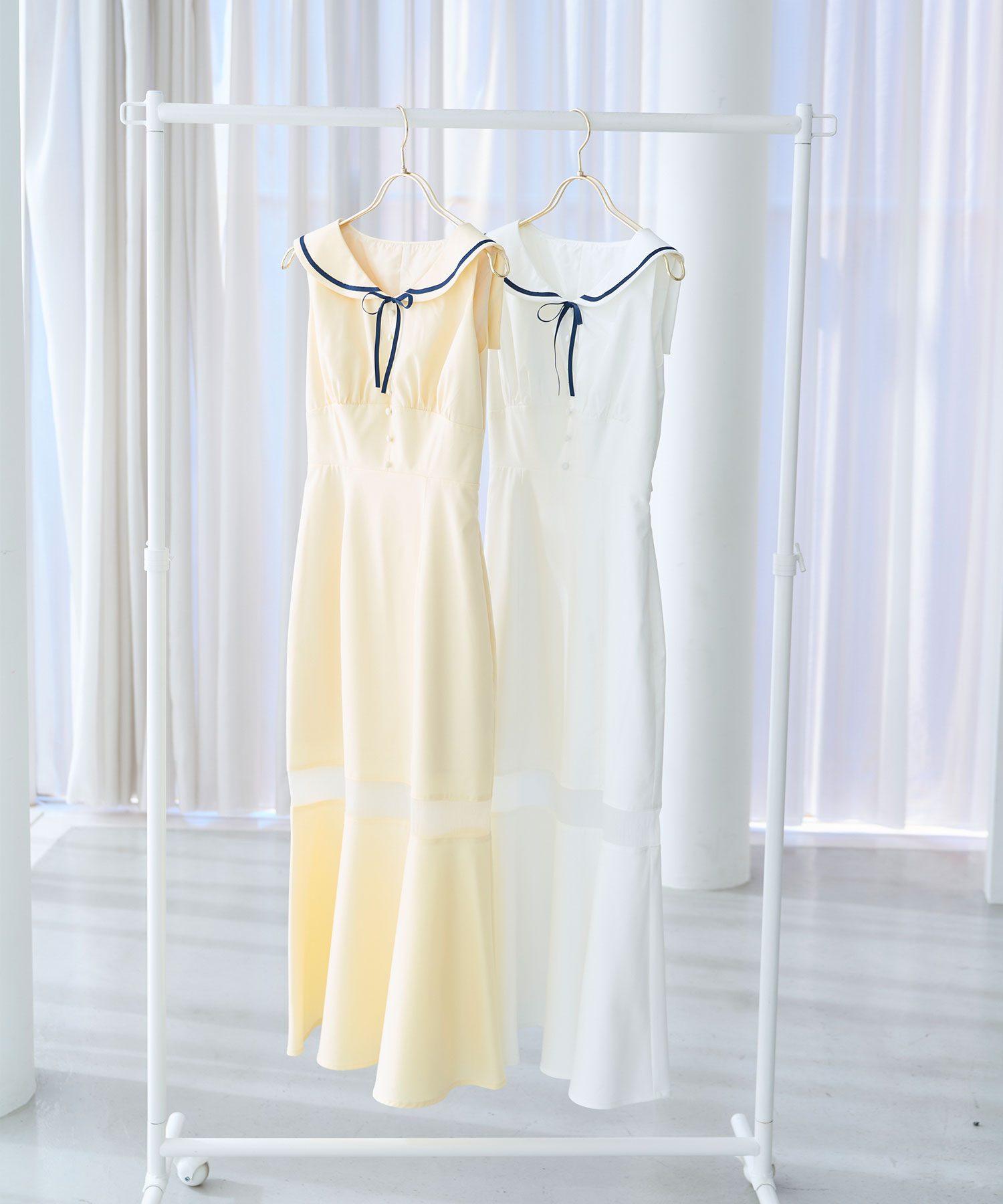 Sailor collar mermaid dress