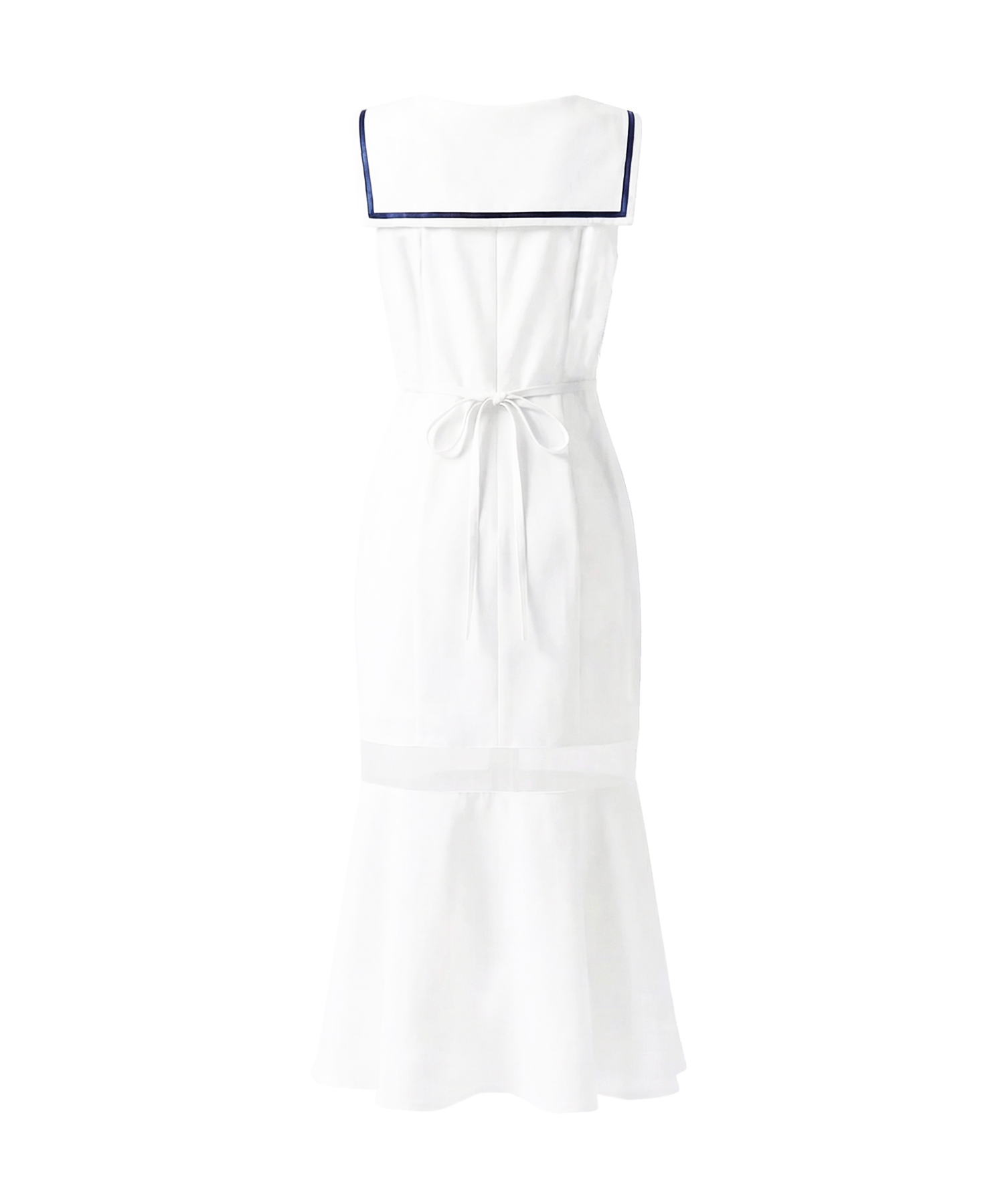 Sailor collar mermaid dress