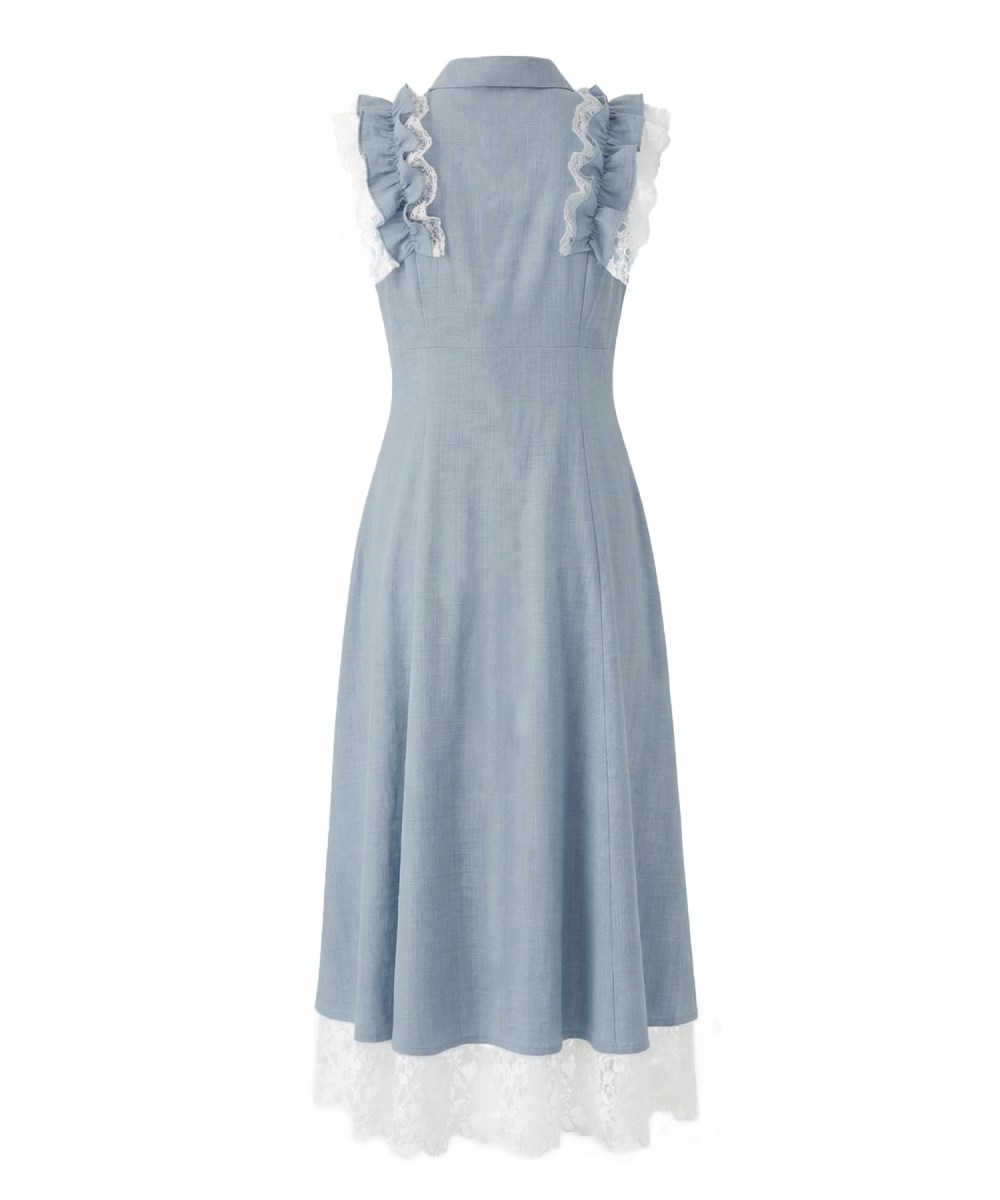Lace layered shirt dress – BUNNY APARTMENT