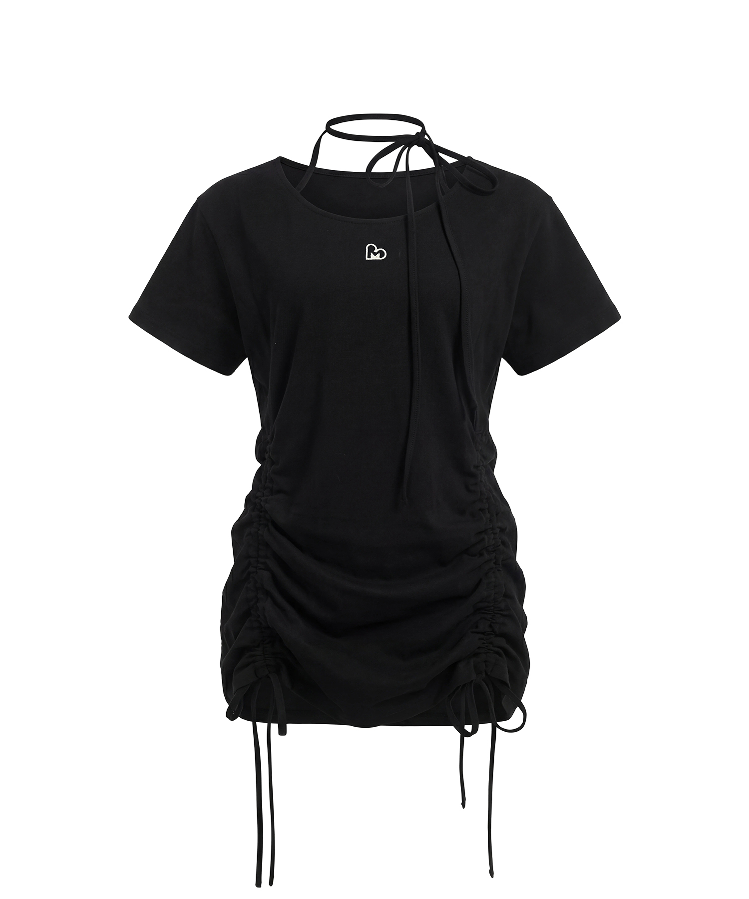 ドロストロゴTシャツ / ブラック