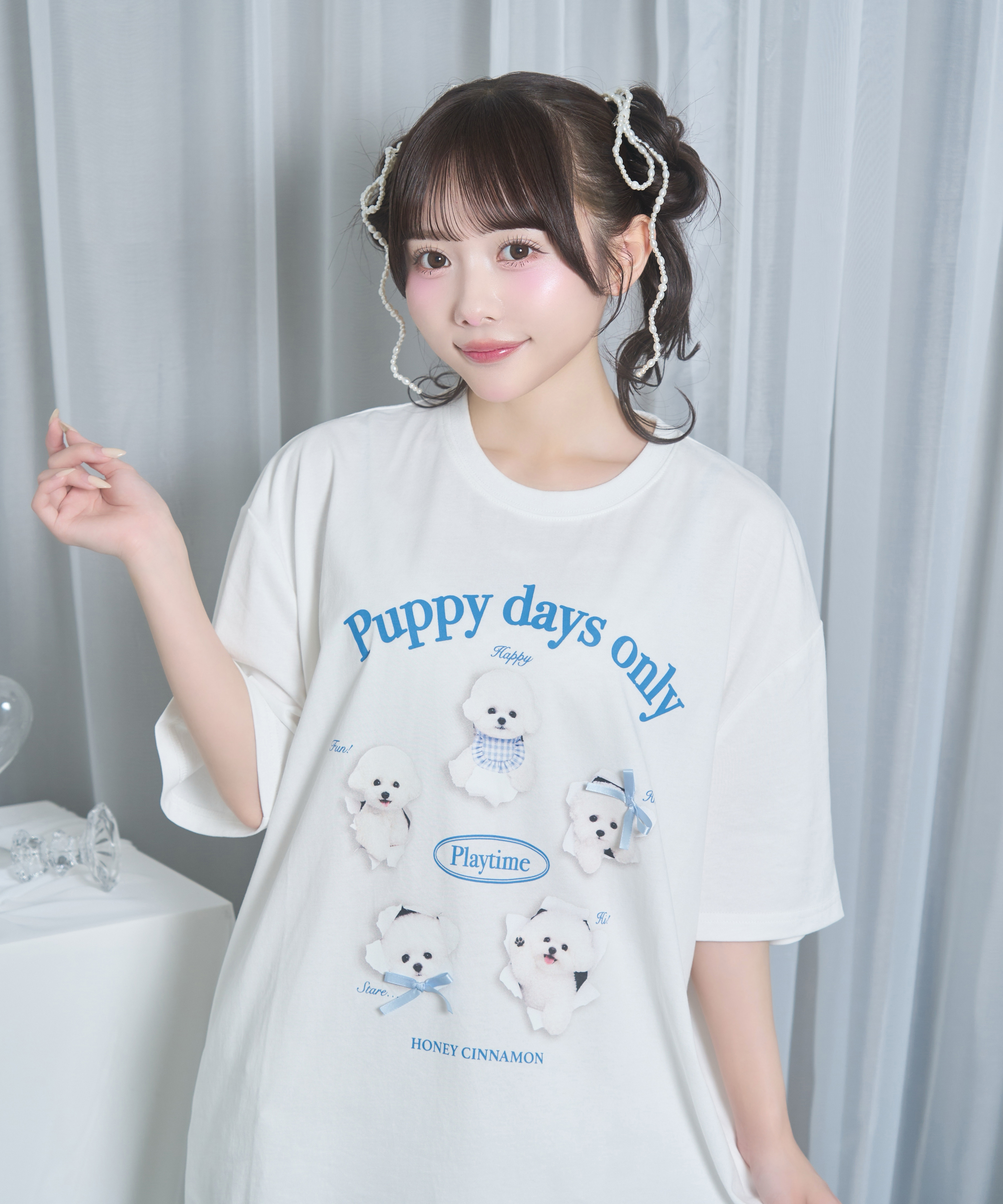 playing dog　Tシャツ
