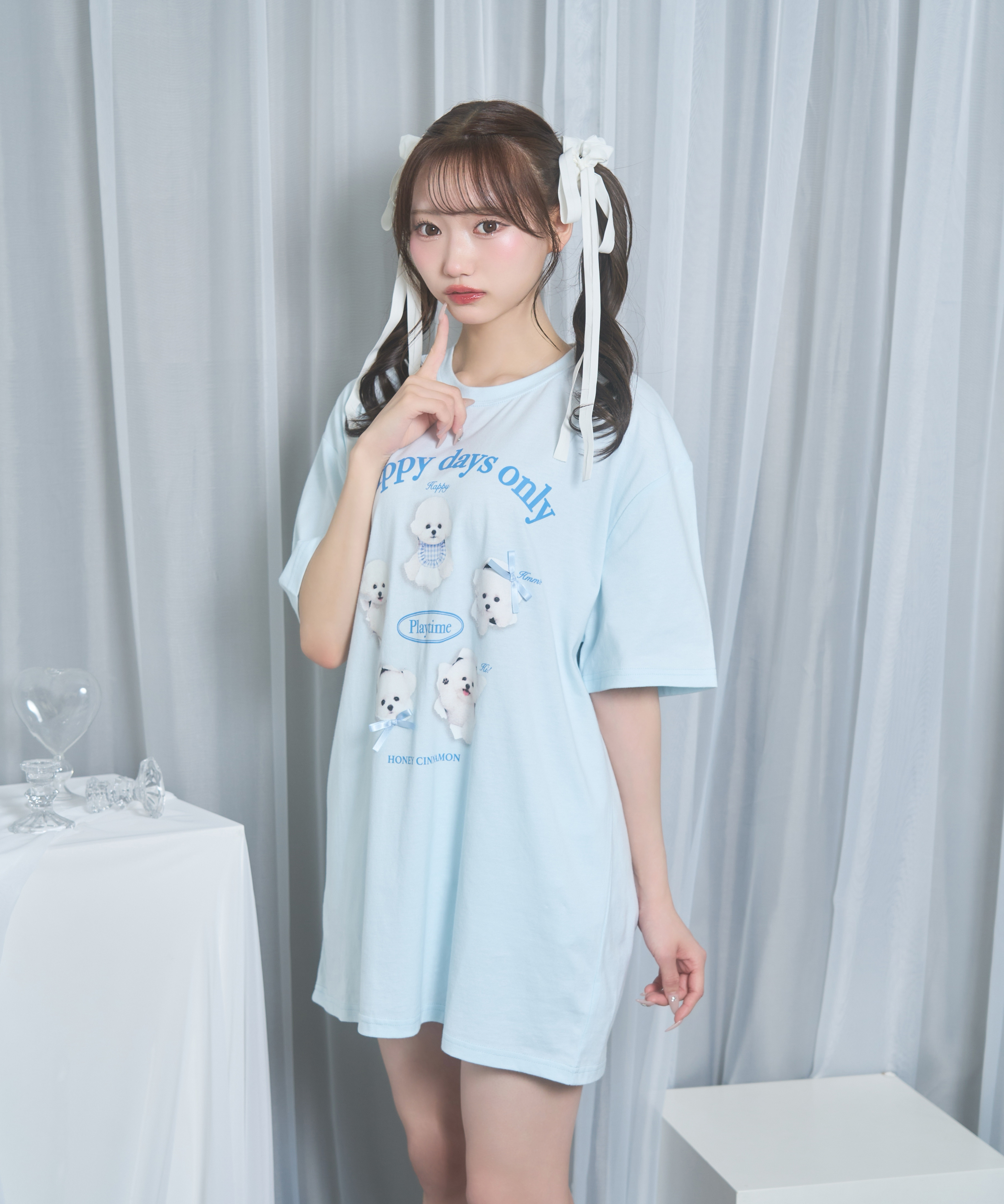 playing dog　Tシャツ