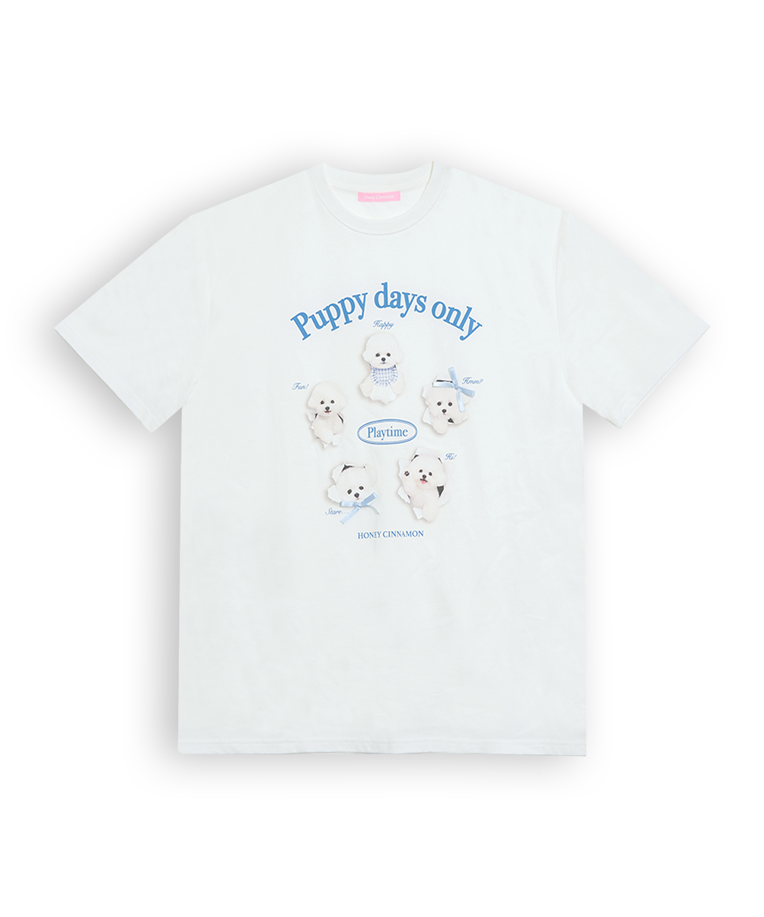 playing dog　Tシャツ