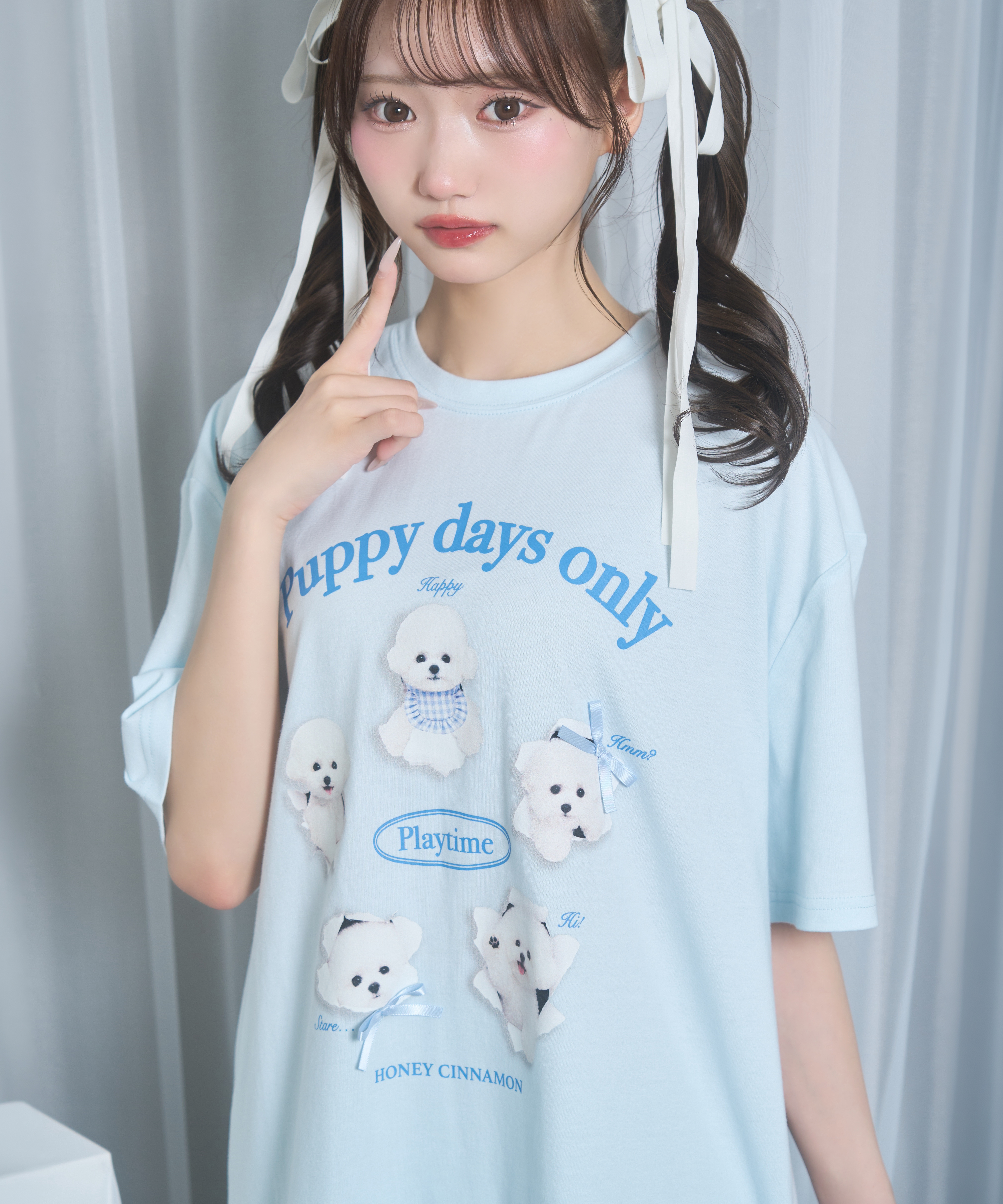 playing dog　Tシャツ