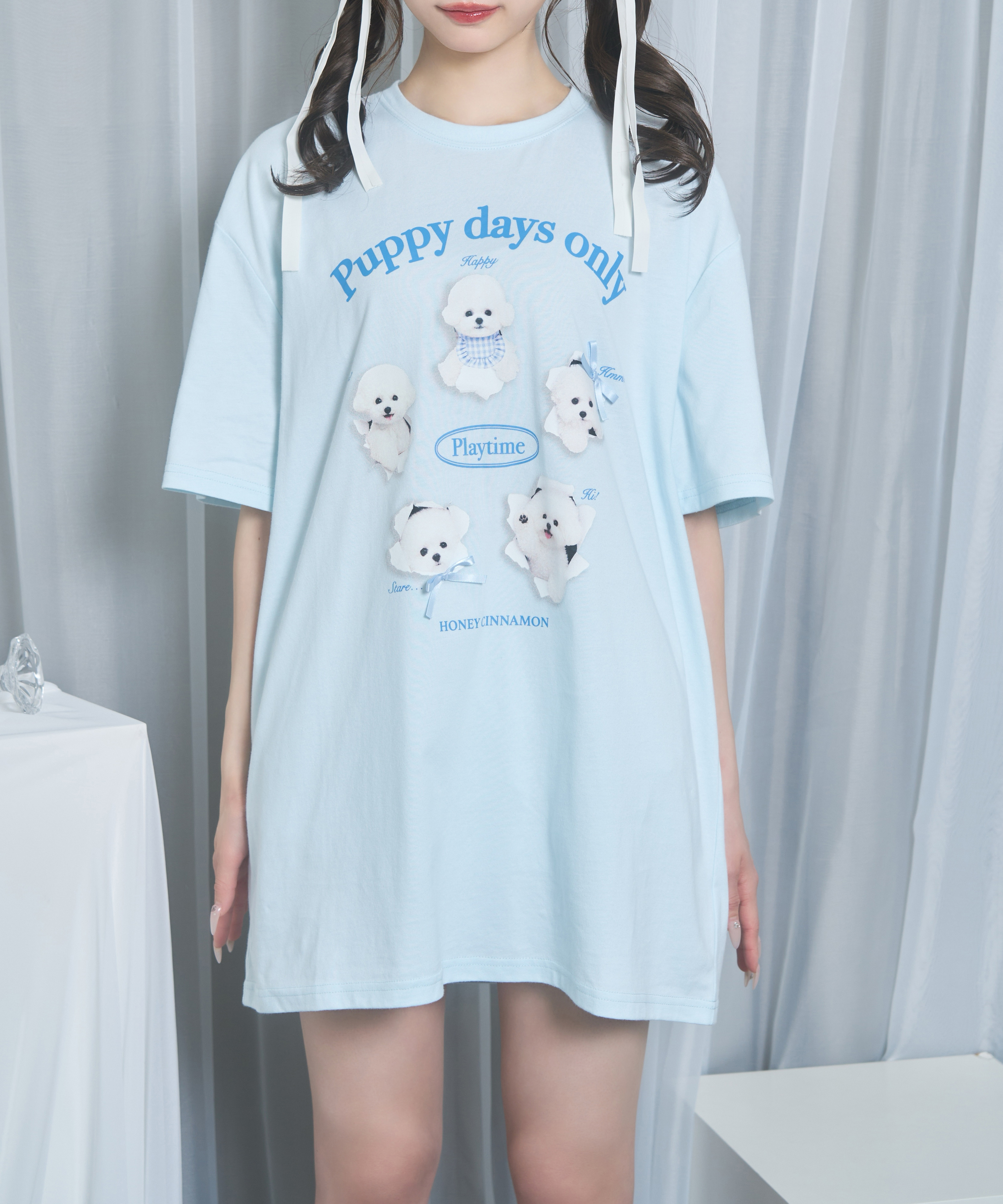 playing dog　Tシャツ