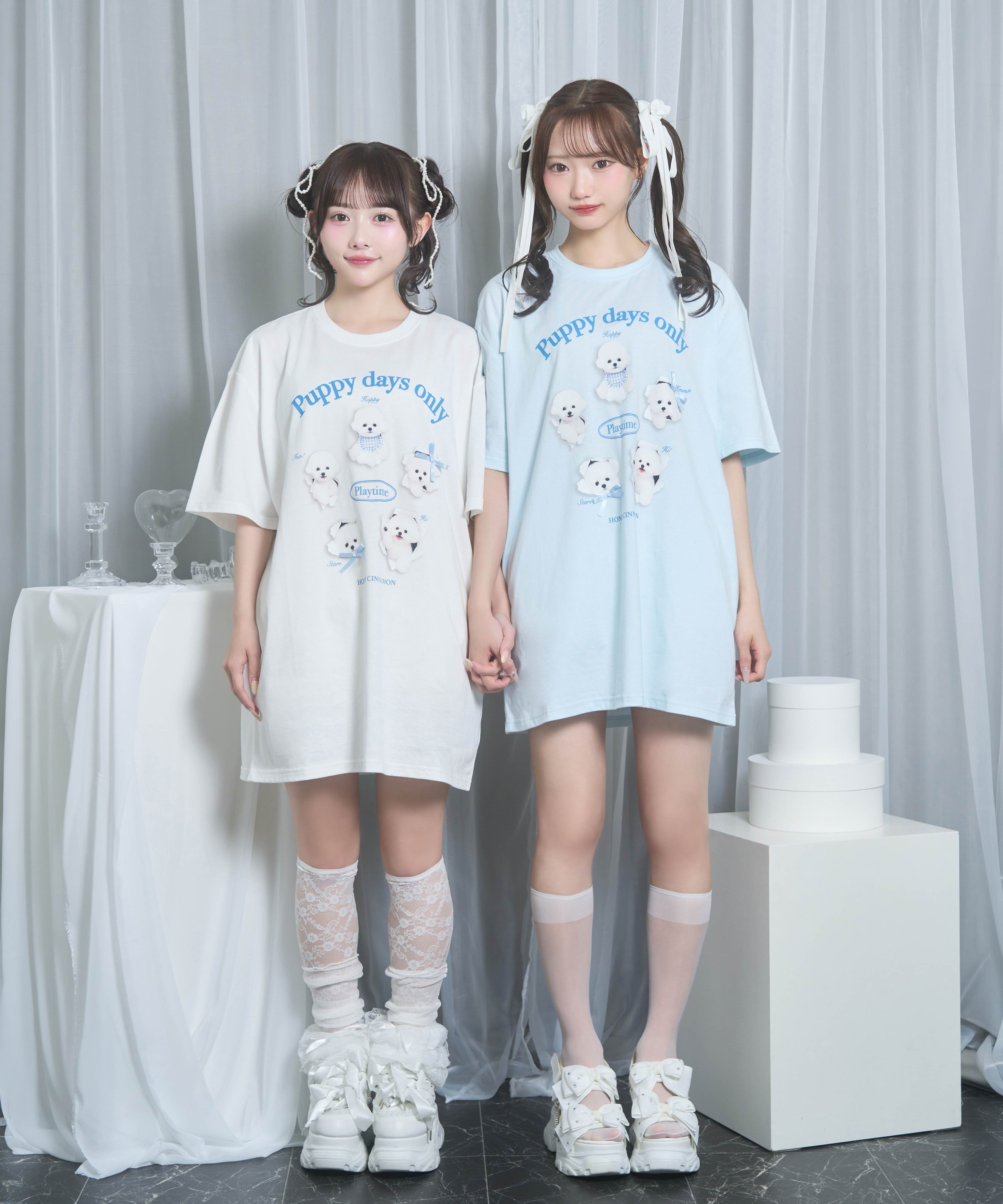 playing dog　Tシャツ