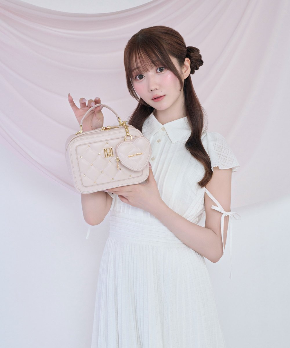 RM point vanity bag with heart pouch – BUNNY APARTMENT