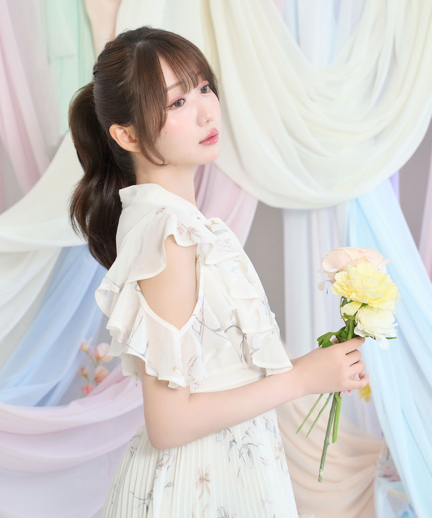 Tulip chiffon dress