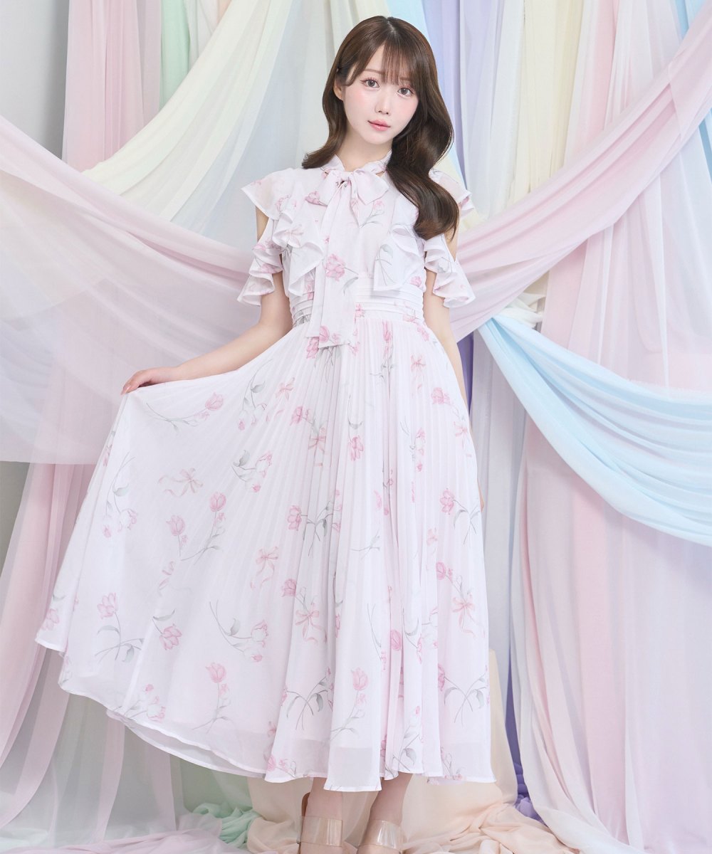 Tulip chiffon dress – BUNNY APARTMENT