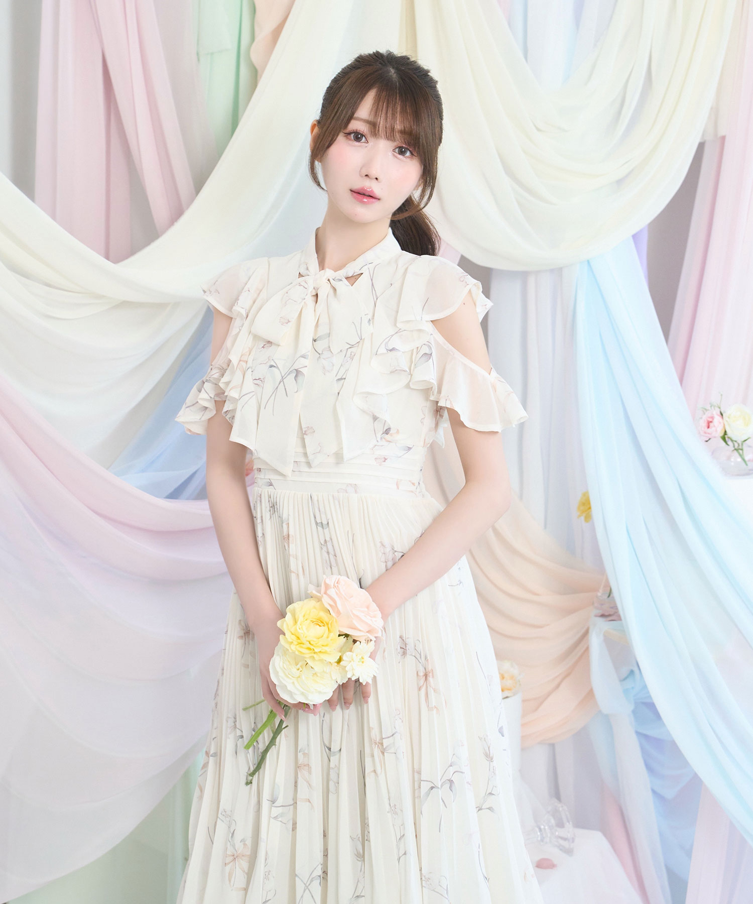 Tulip chiffon dress
