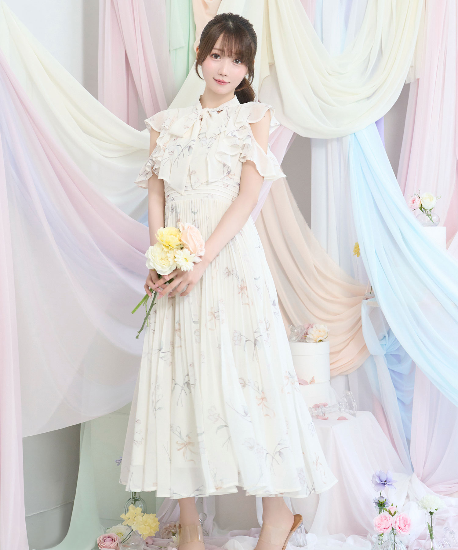 Tulip chiffon dress