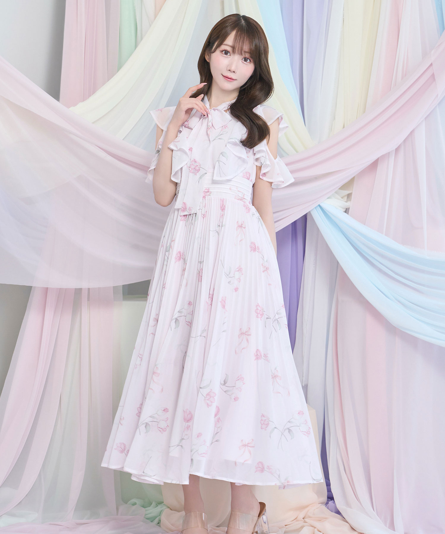 Tulip chiffon dress