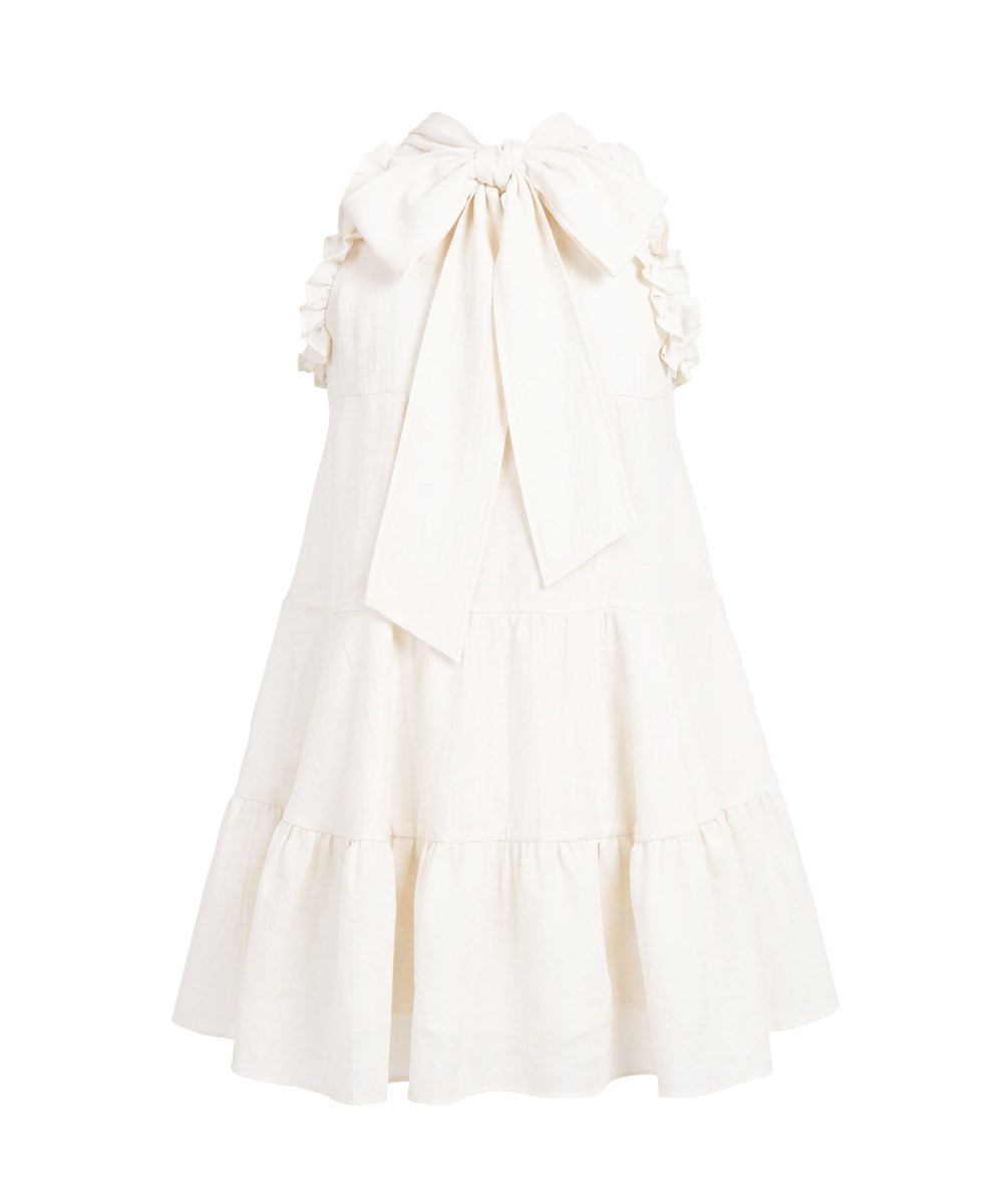 Sheer flare ribbon mini dress – BUNNY APARTMENT