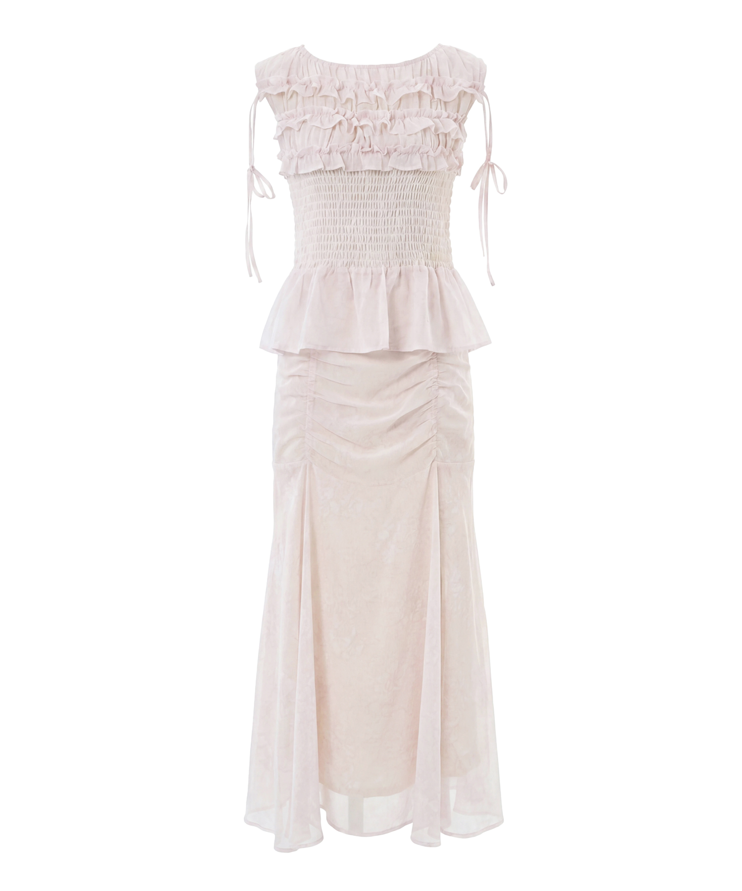 Flower shirring set up