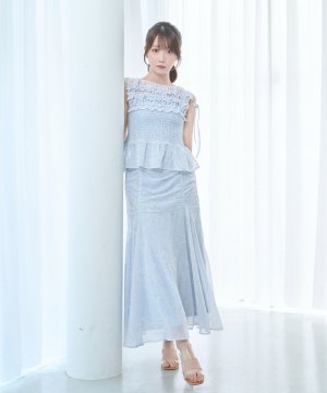 Flower shirring set up
