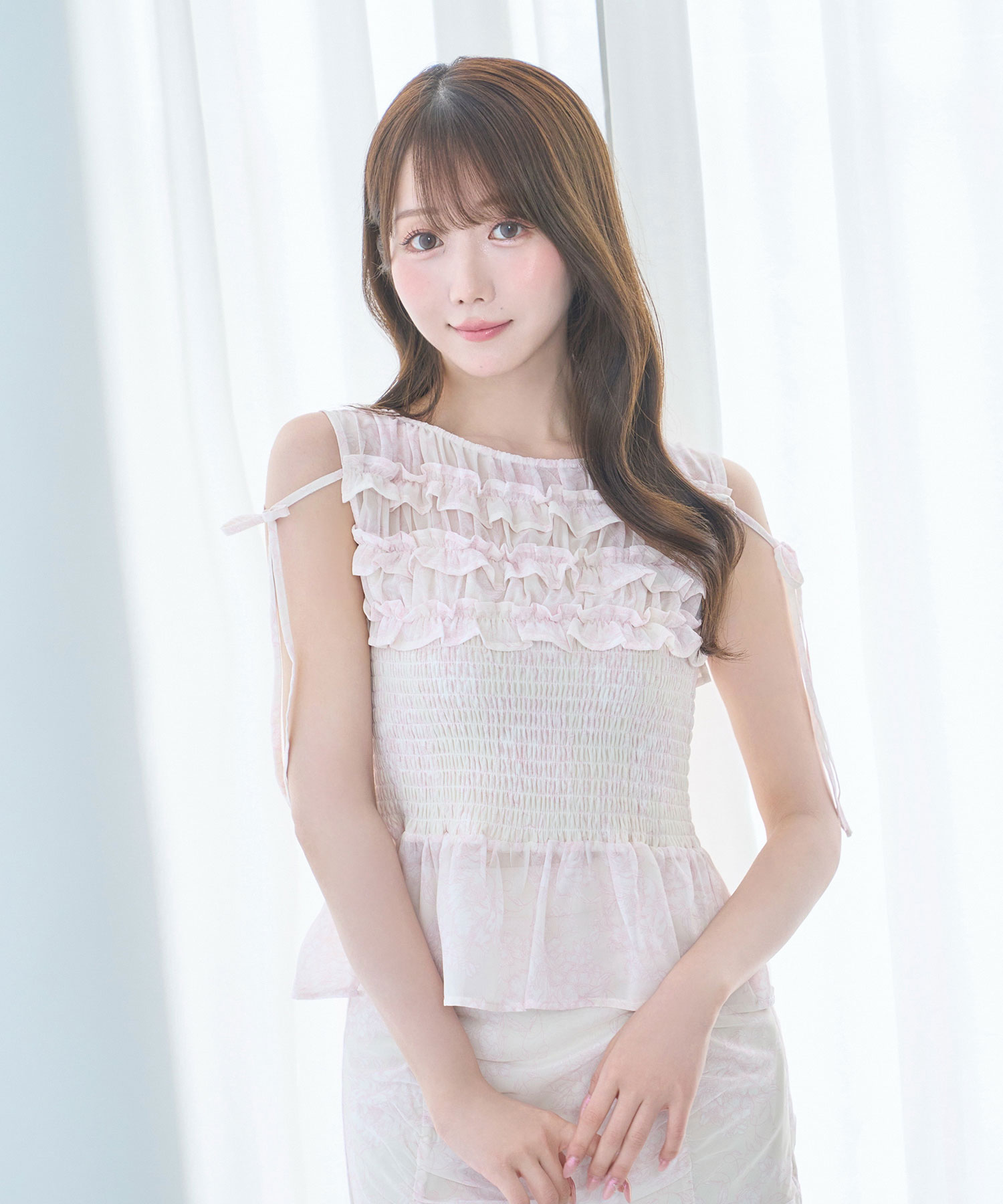 Flower shirring set up