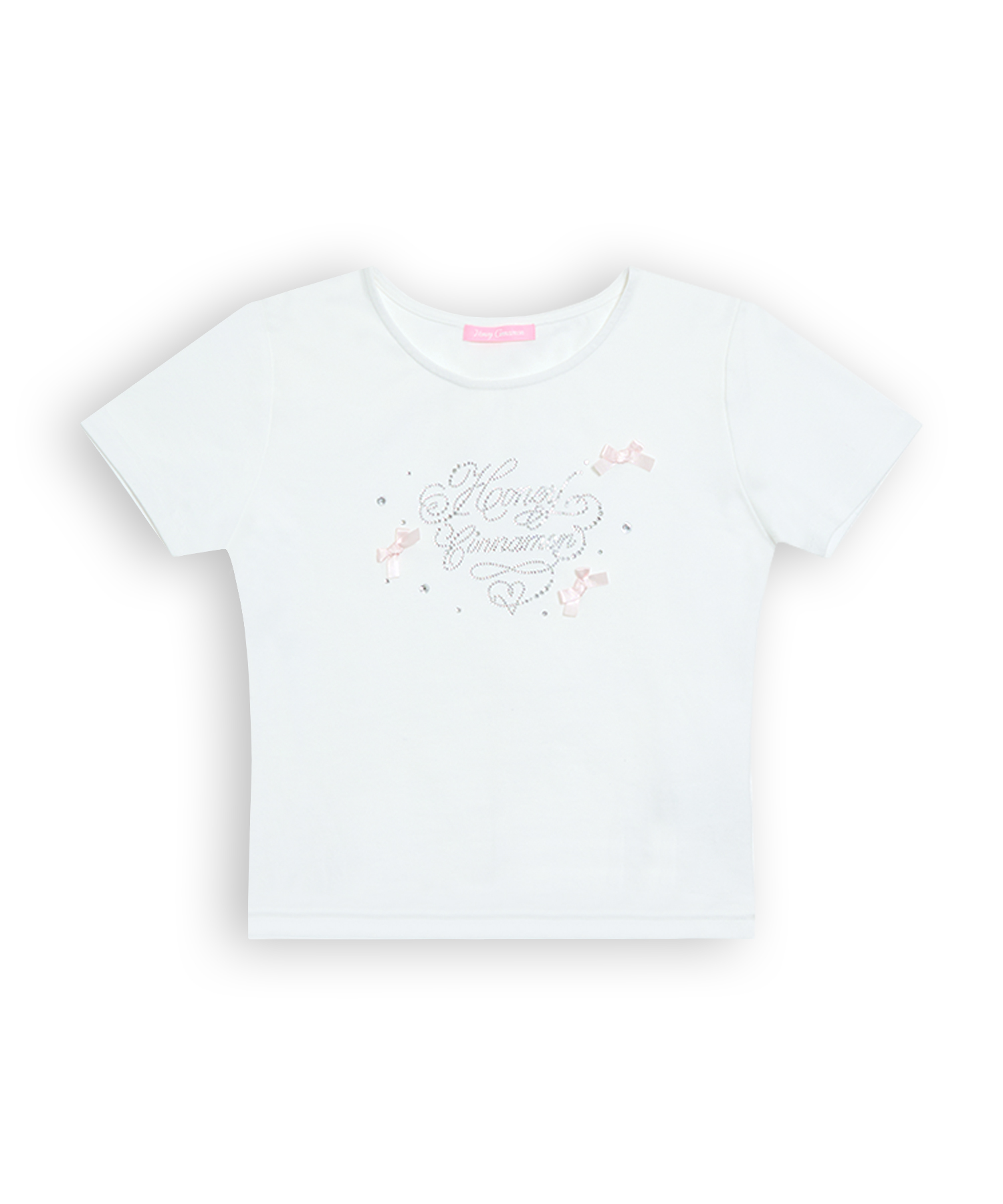 ビジューロゴTシャツ