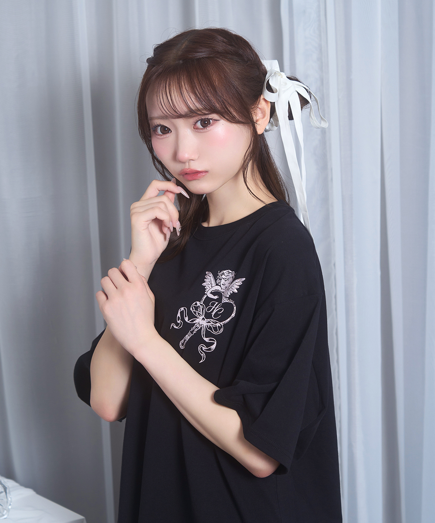 angel mirrorTシャツ