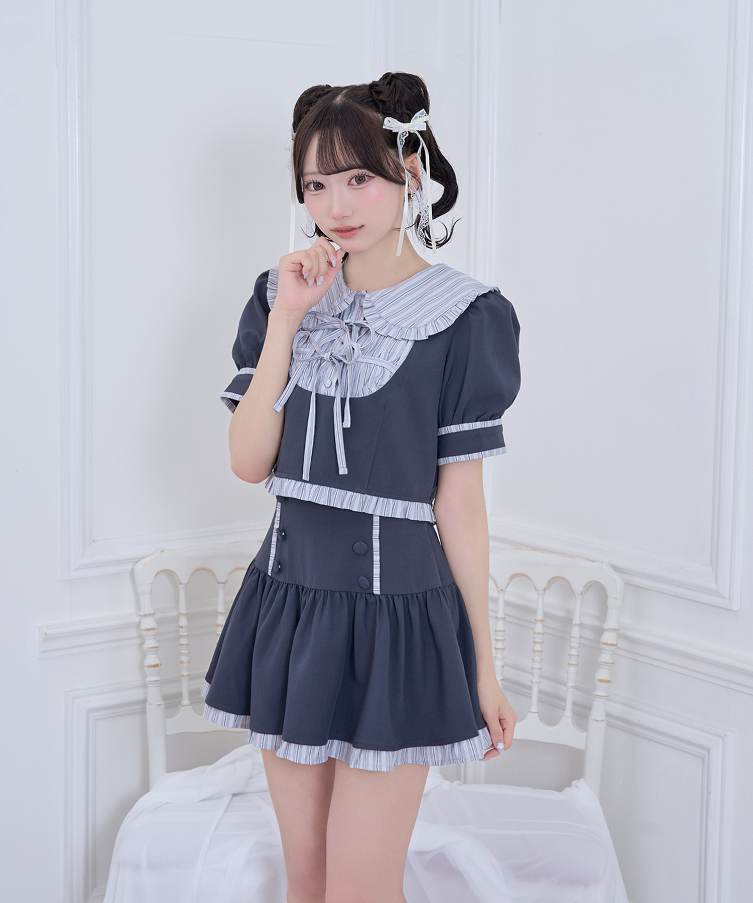 配色ヨークセットアップ
