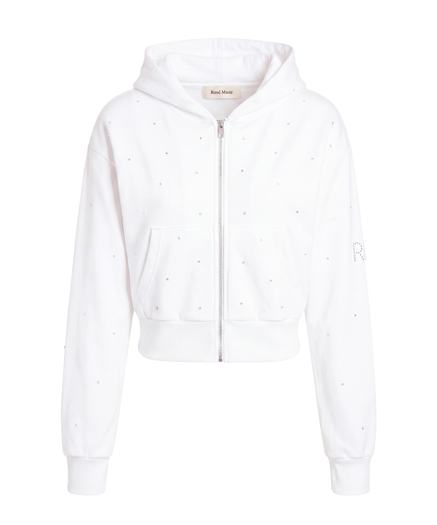 UV protection bijou zip hoodie