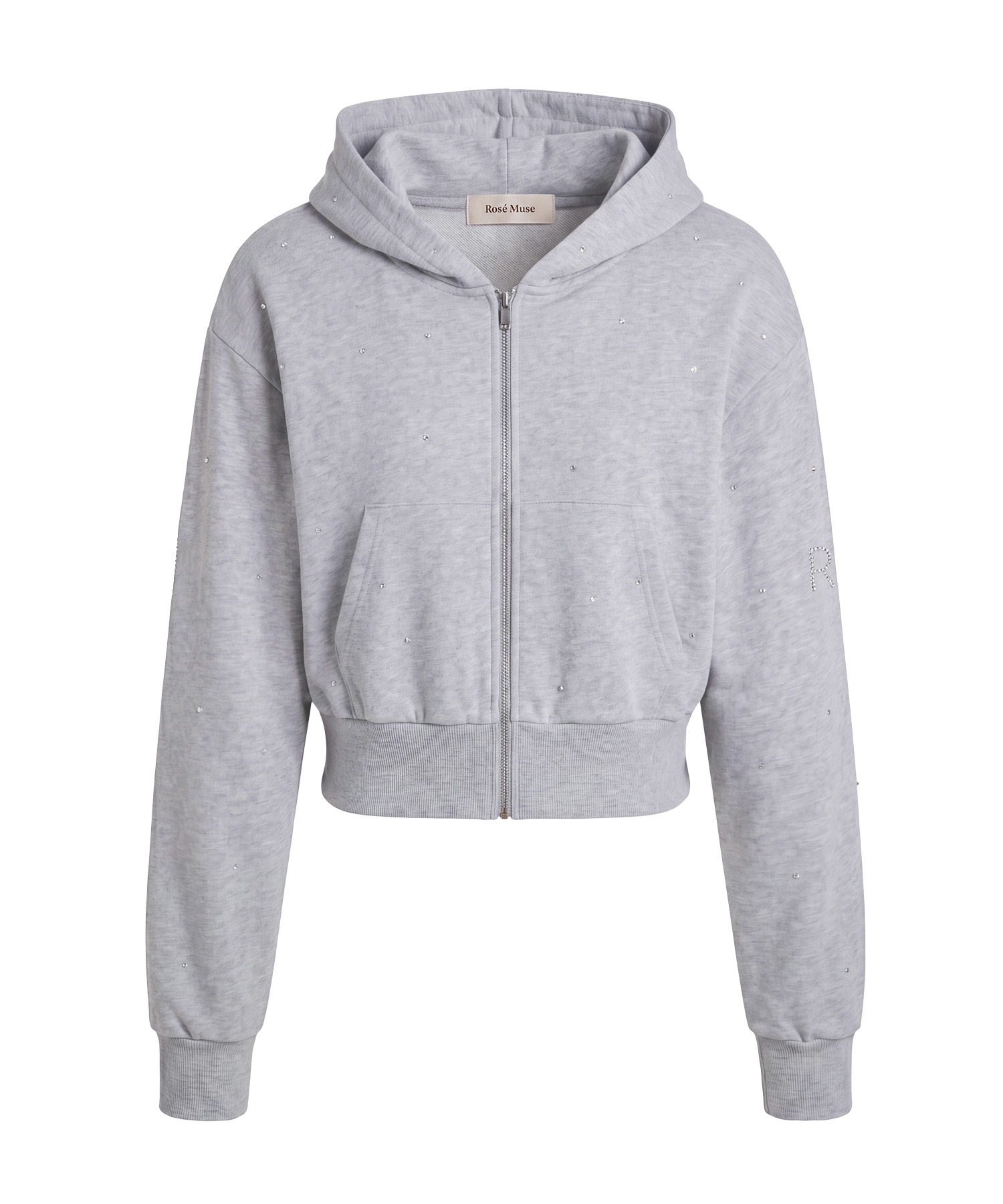 UV protection bijou zip hoodie