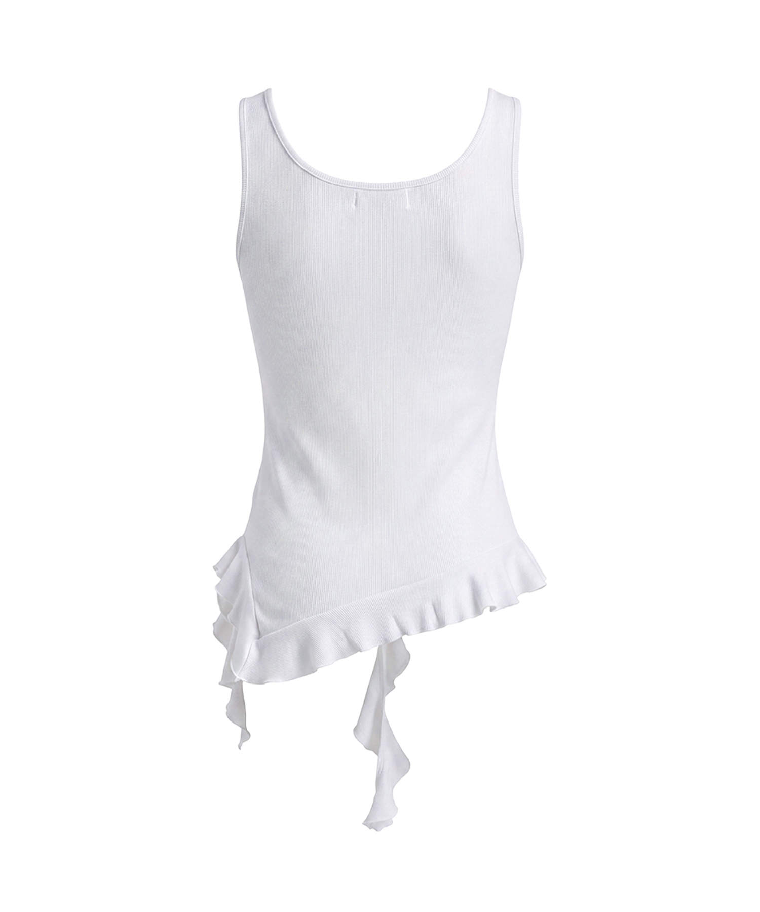 Frill hem tank top