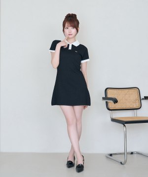 Knit sew polo op