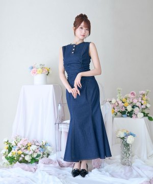 Denim mermaid dress