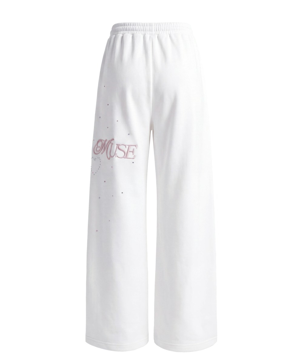 Logo with rhinestone summer pants – BUNNY APARTMENT