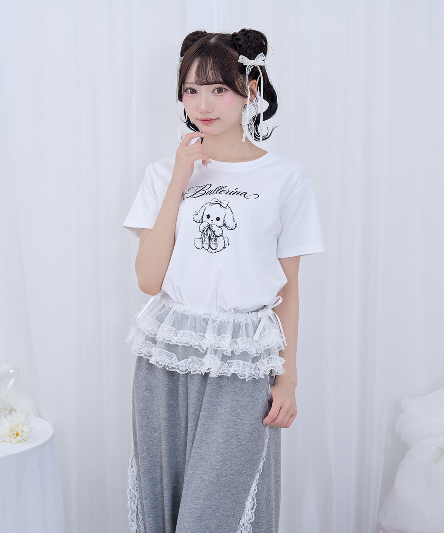 Puppy BallerinaTシャツ