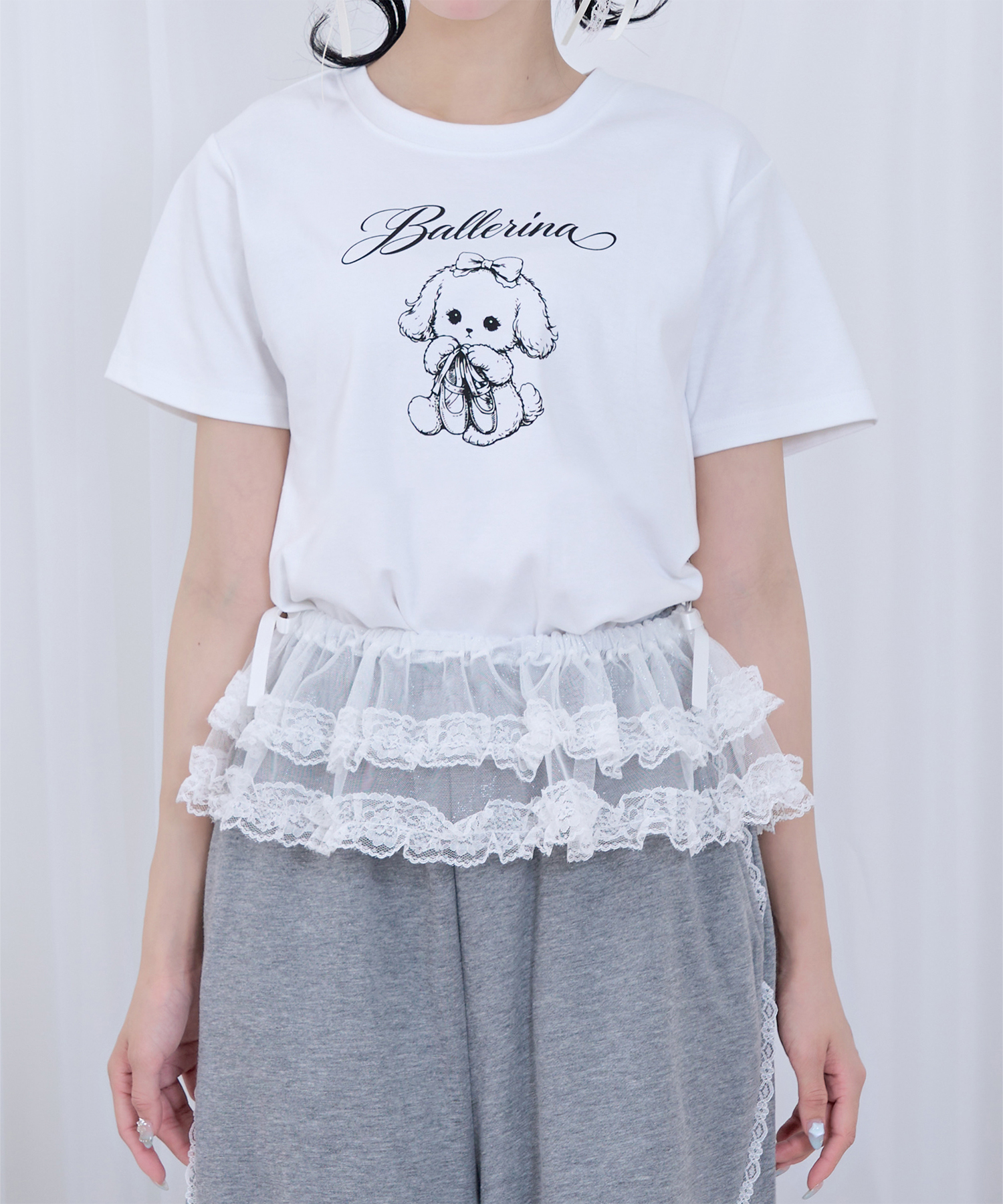 Puppy BallerinaTシャツ