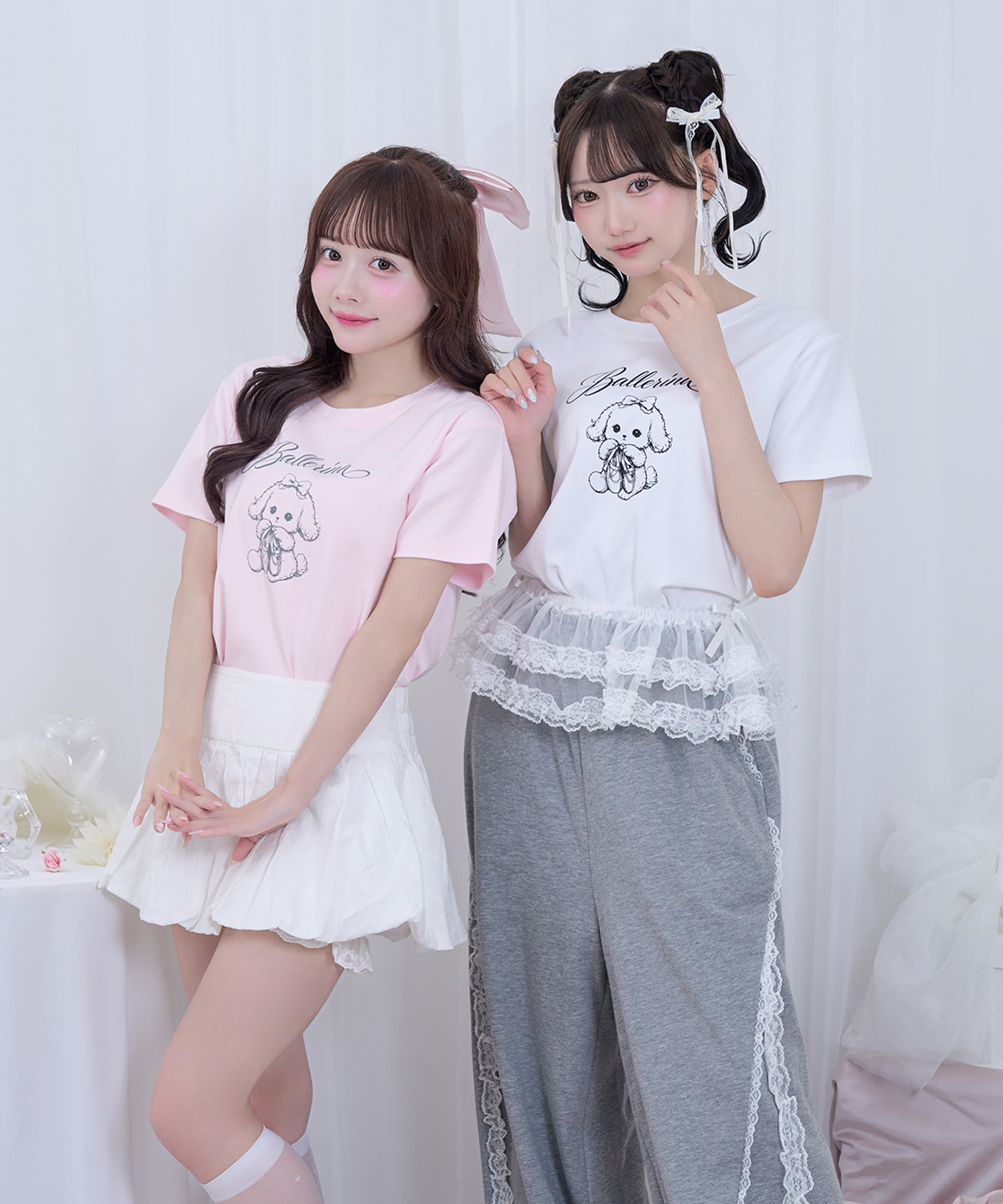 Puppy BallerinaTシャツ