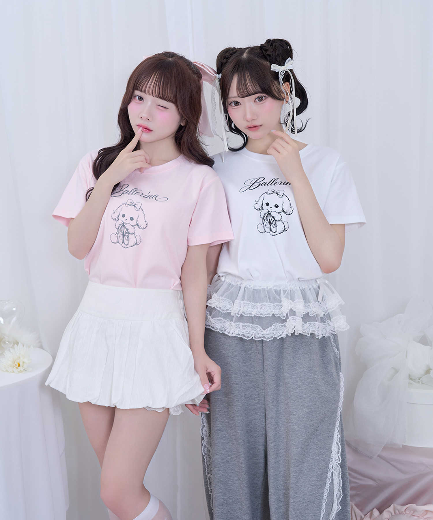Puppy BallerinaTシャツ