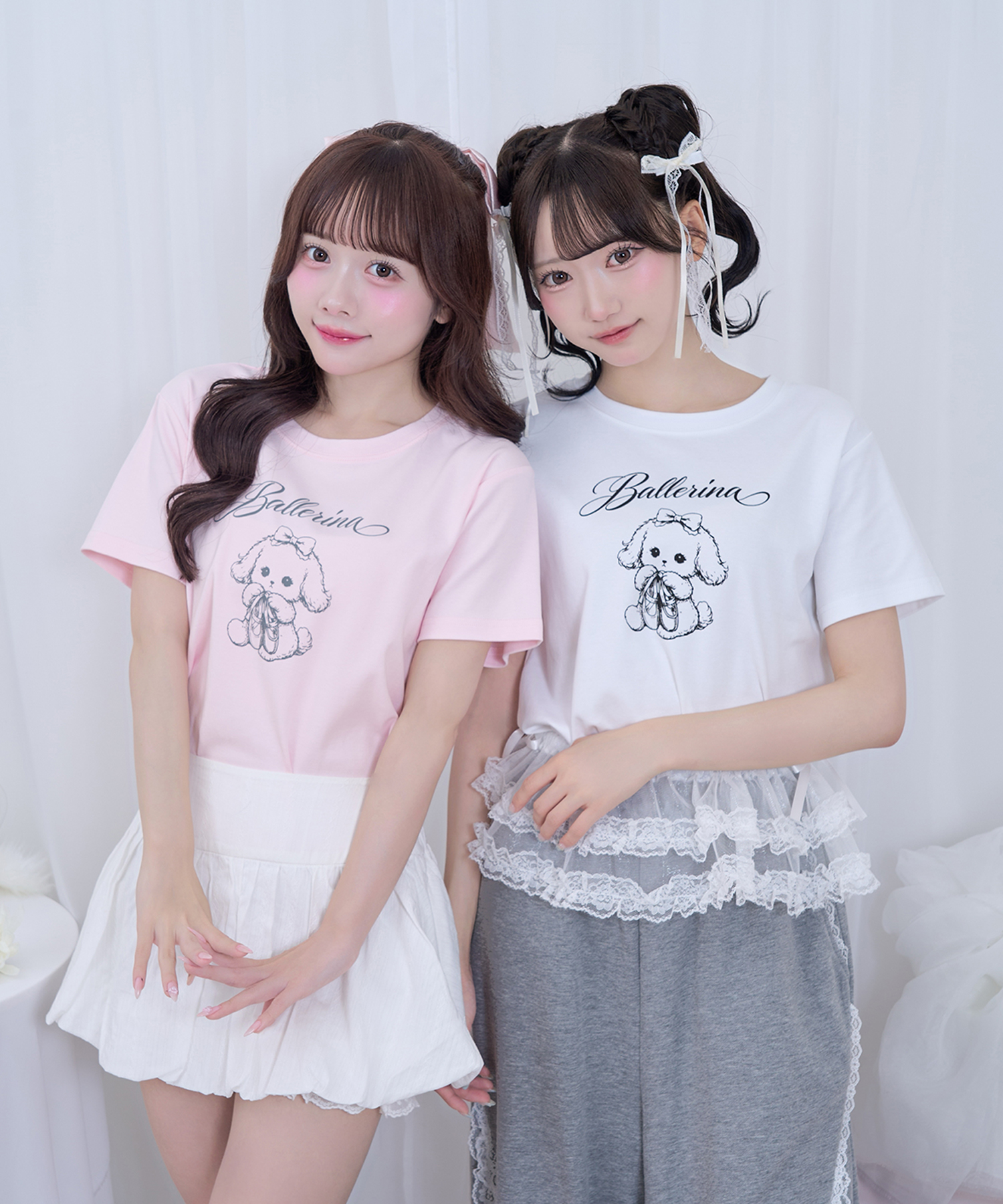 Puppy BallerinaTシャツ