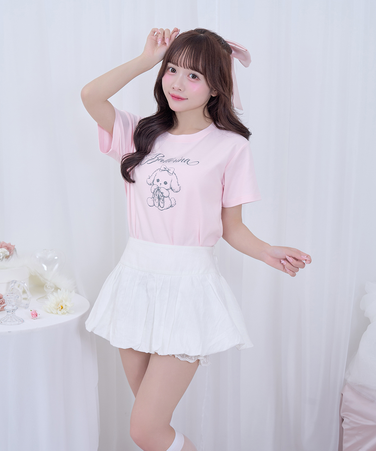 Puppy BallerinaTシャツ