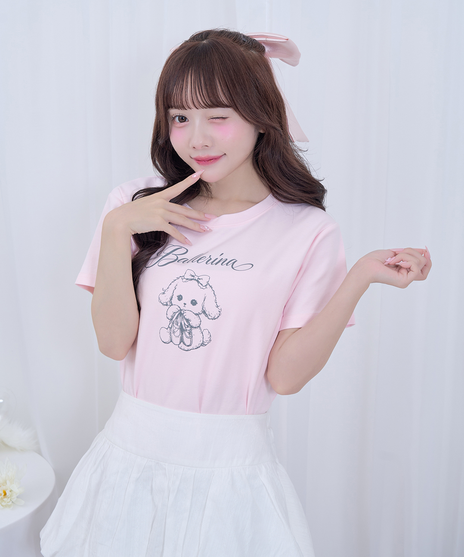 Puppy BallerinaTシャツ