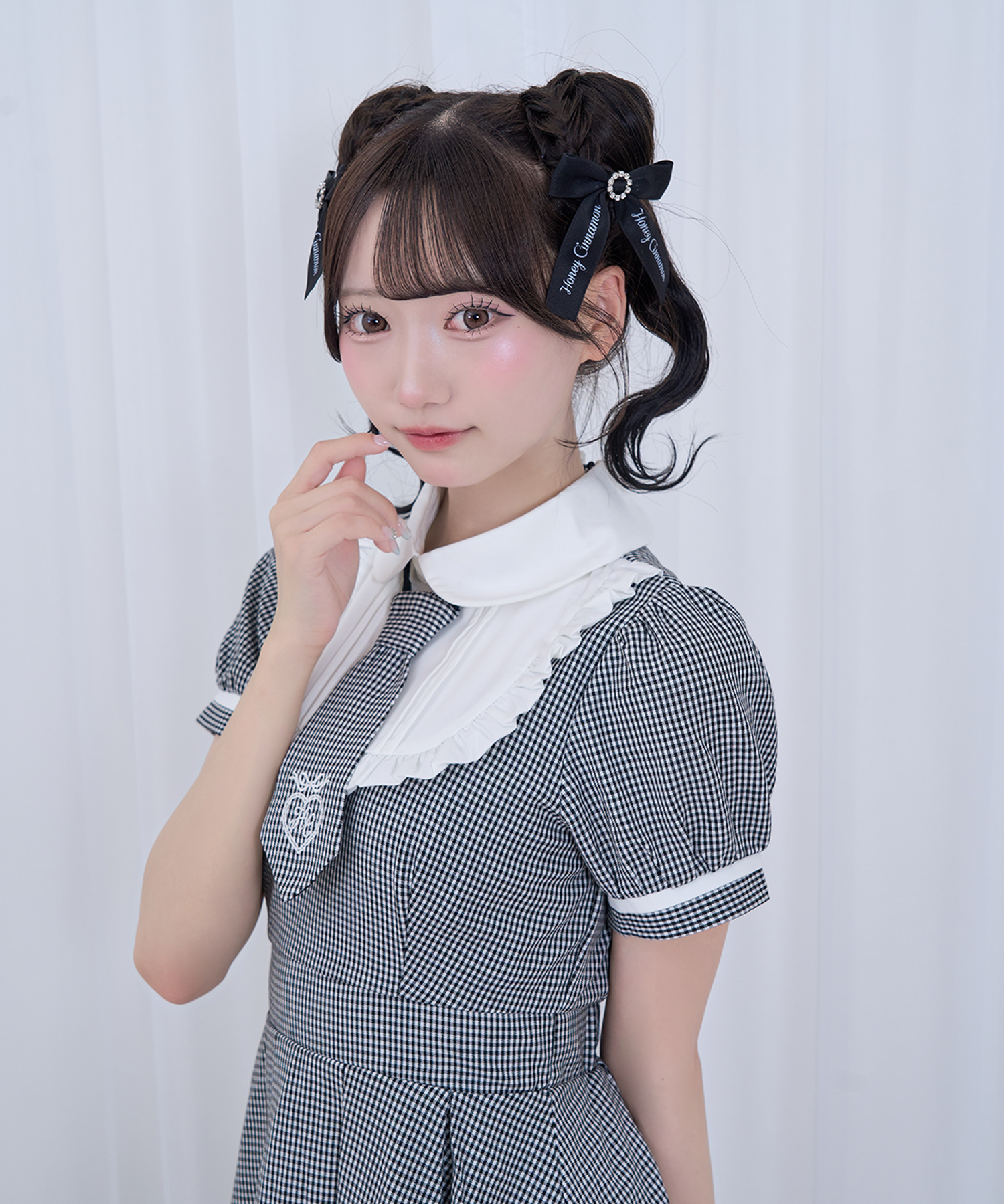 配色ネクタイワンピース