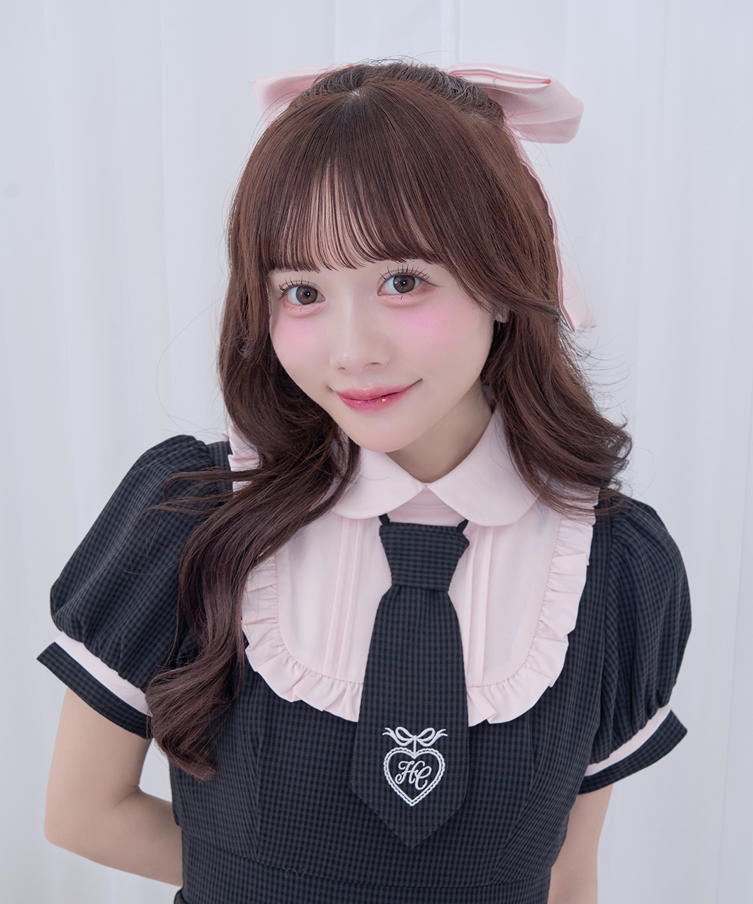 配色ネクタイワンピース