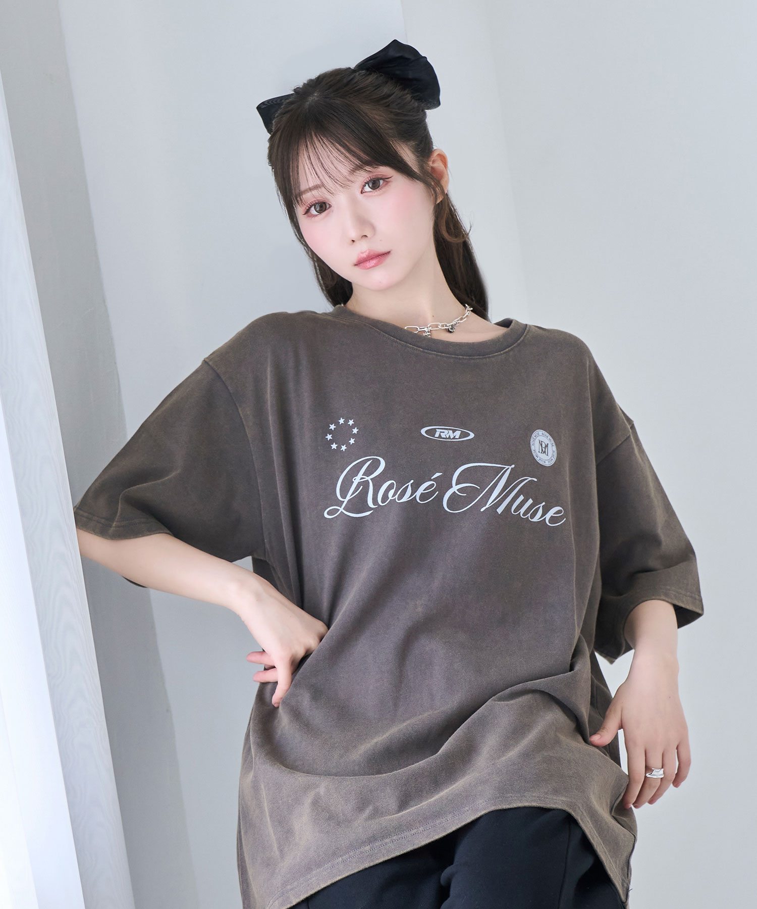 Chemical wash logo T-shirts